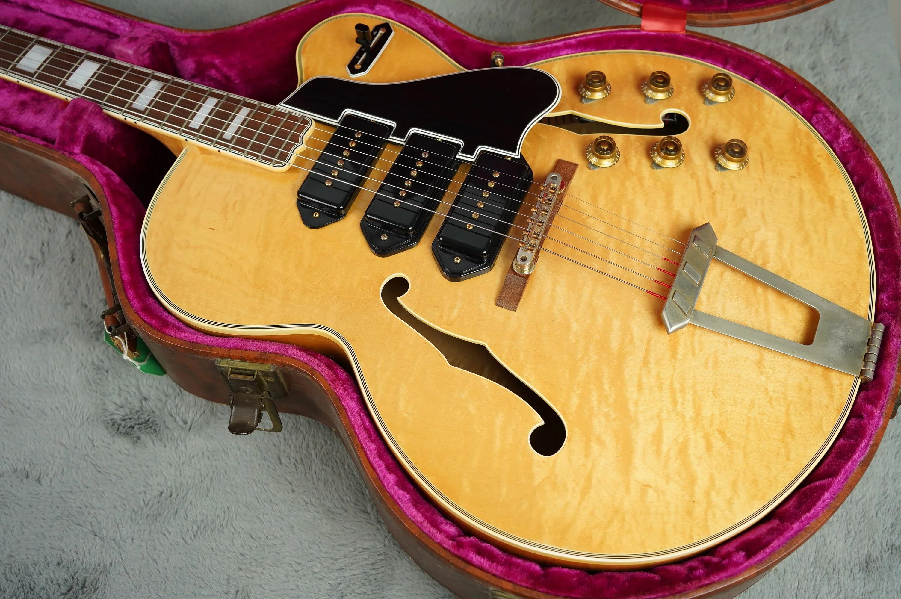 1956 Gibson ES-5N Switchmaster Blonde near MINT! + OHSC + Tags + Candy! - Image 11