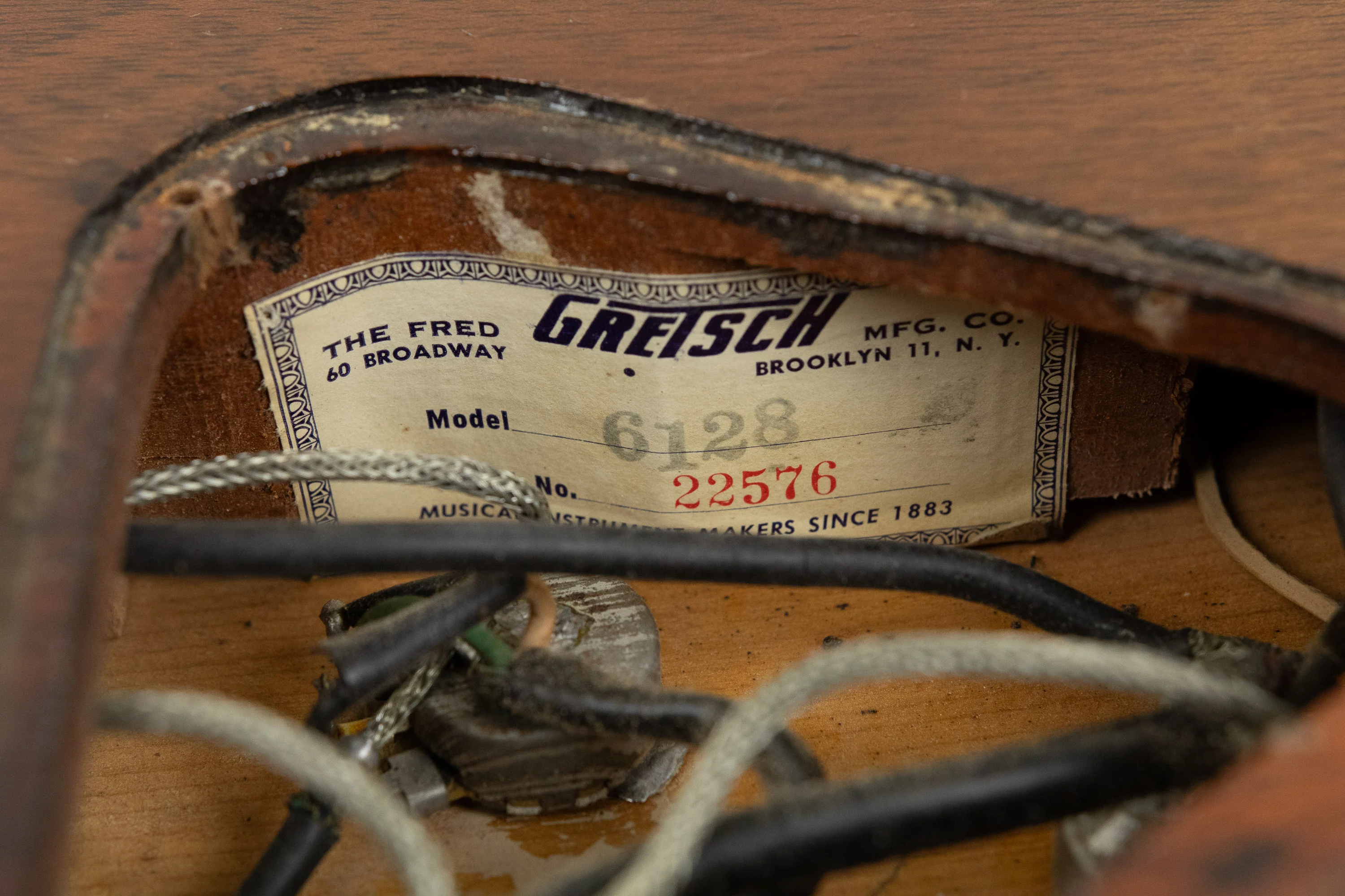 1956 Gretsch 6128 Duo Jet, Black - Image 25