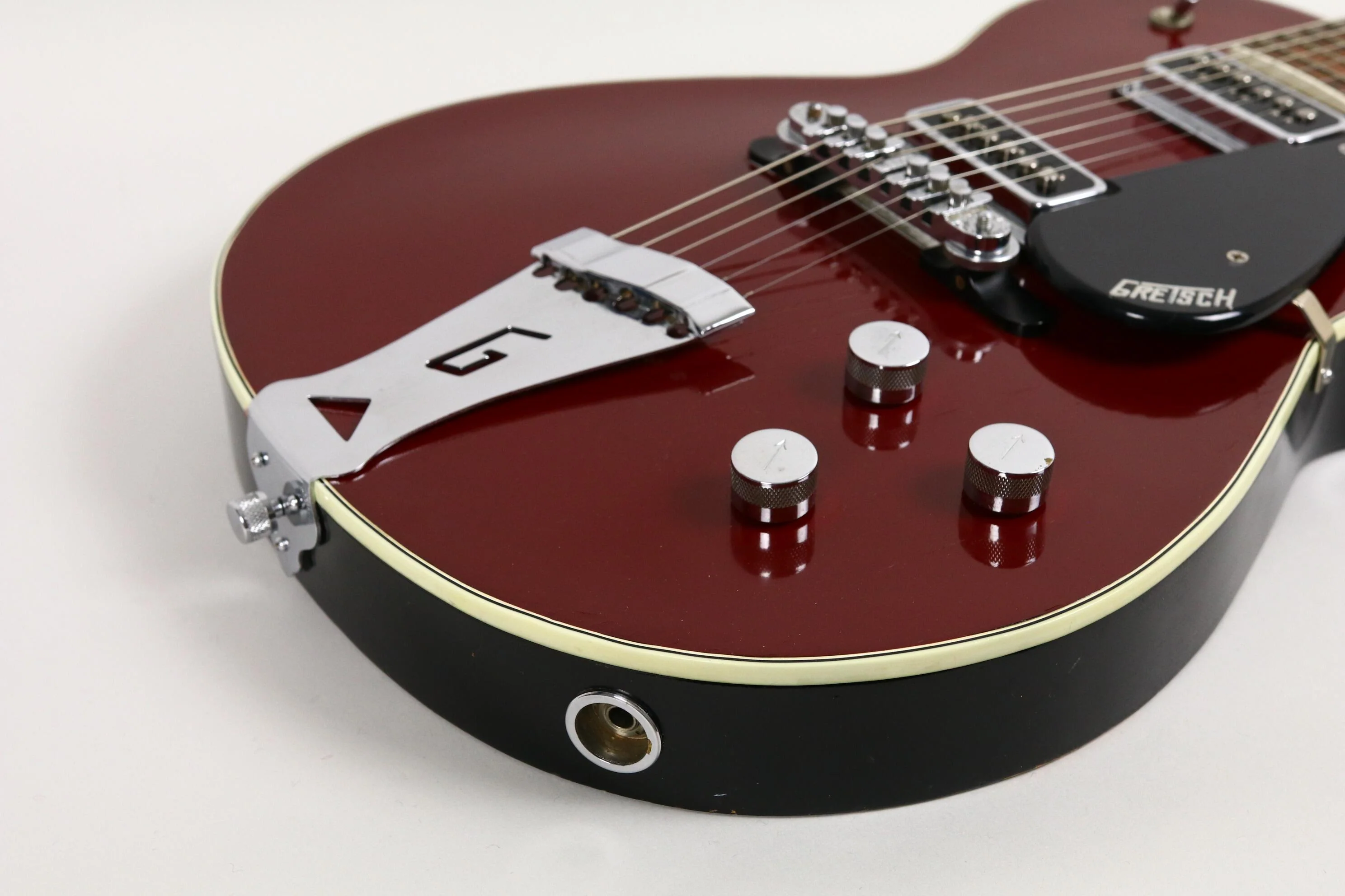 1956 Gretsch 6131 Jet Firebird, Firebird Red + OHSC - Image 11