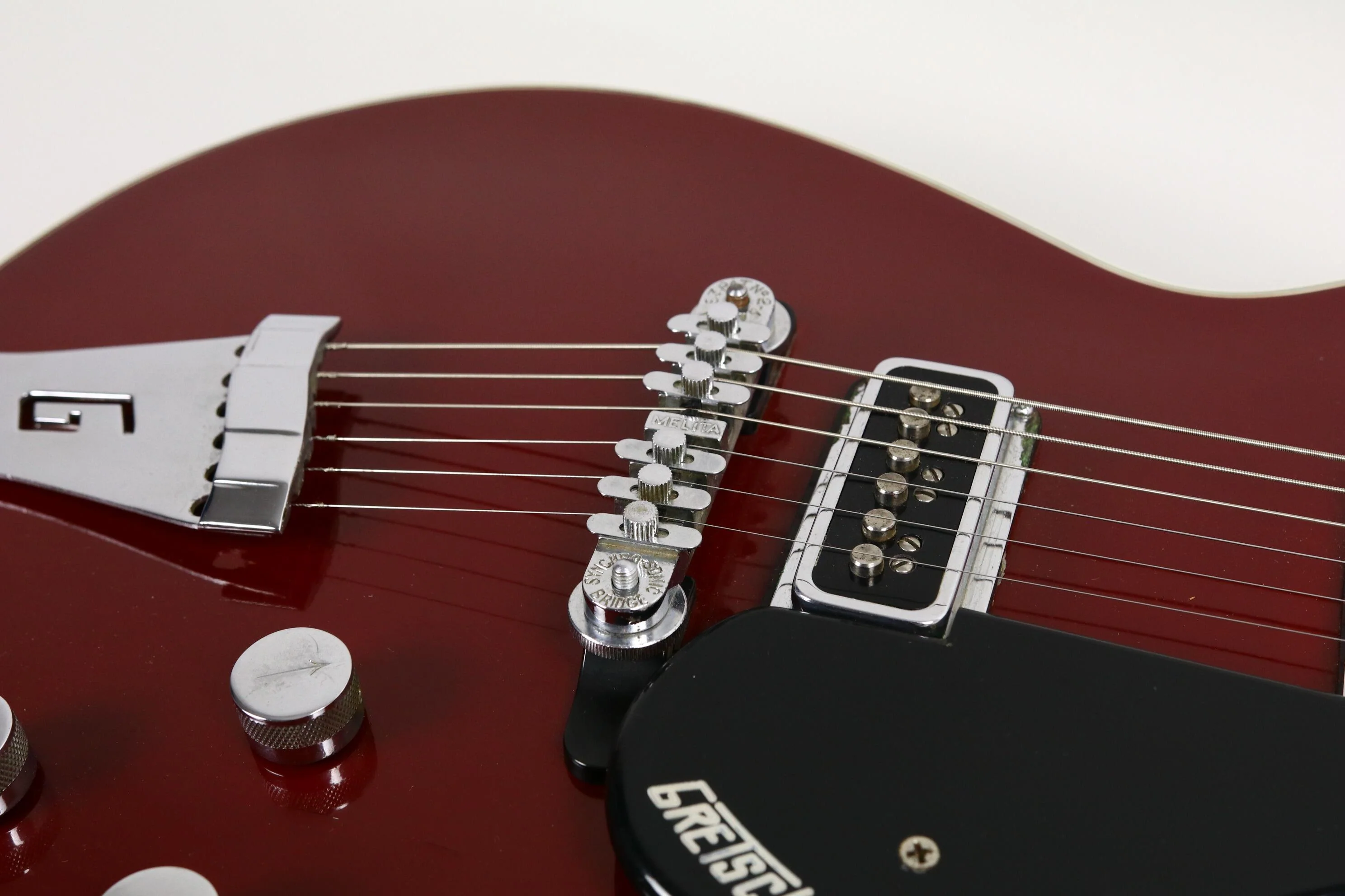 1956 Gretsch 6131 Jet Firebird, Firebird Red + OHSC - Image 17