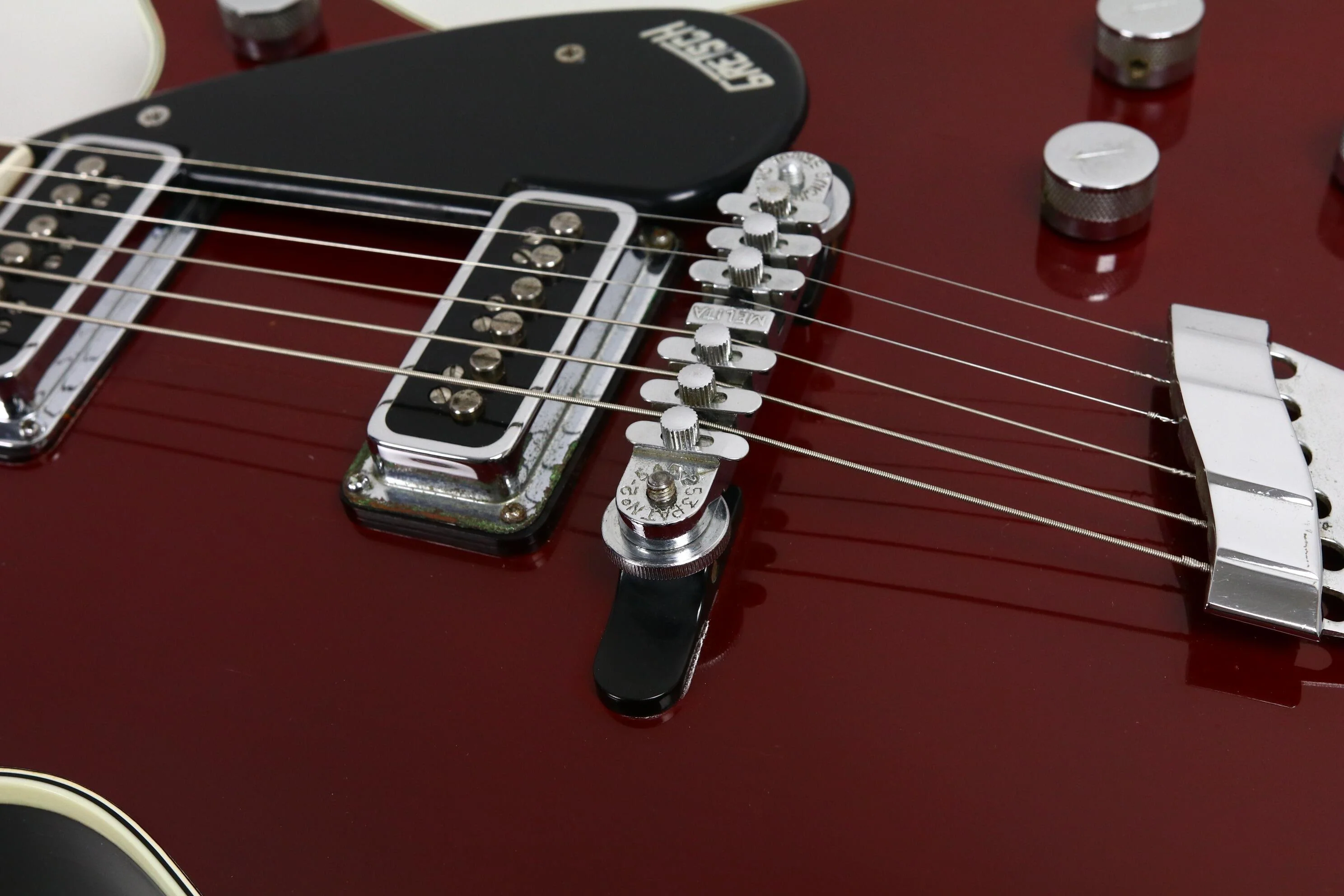 1956 Gretsch 6131 Jet Firebird, Firebird Red + OHSC - Image 39