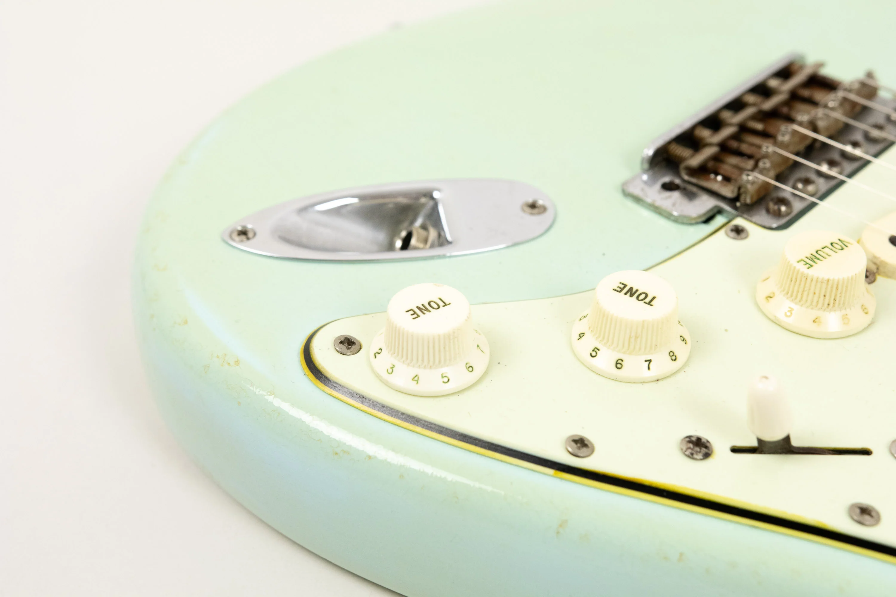 1962 Fender Stratocaster, Sonic Blue Refin - Image 12