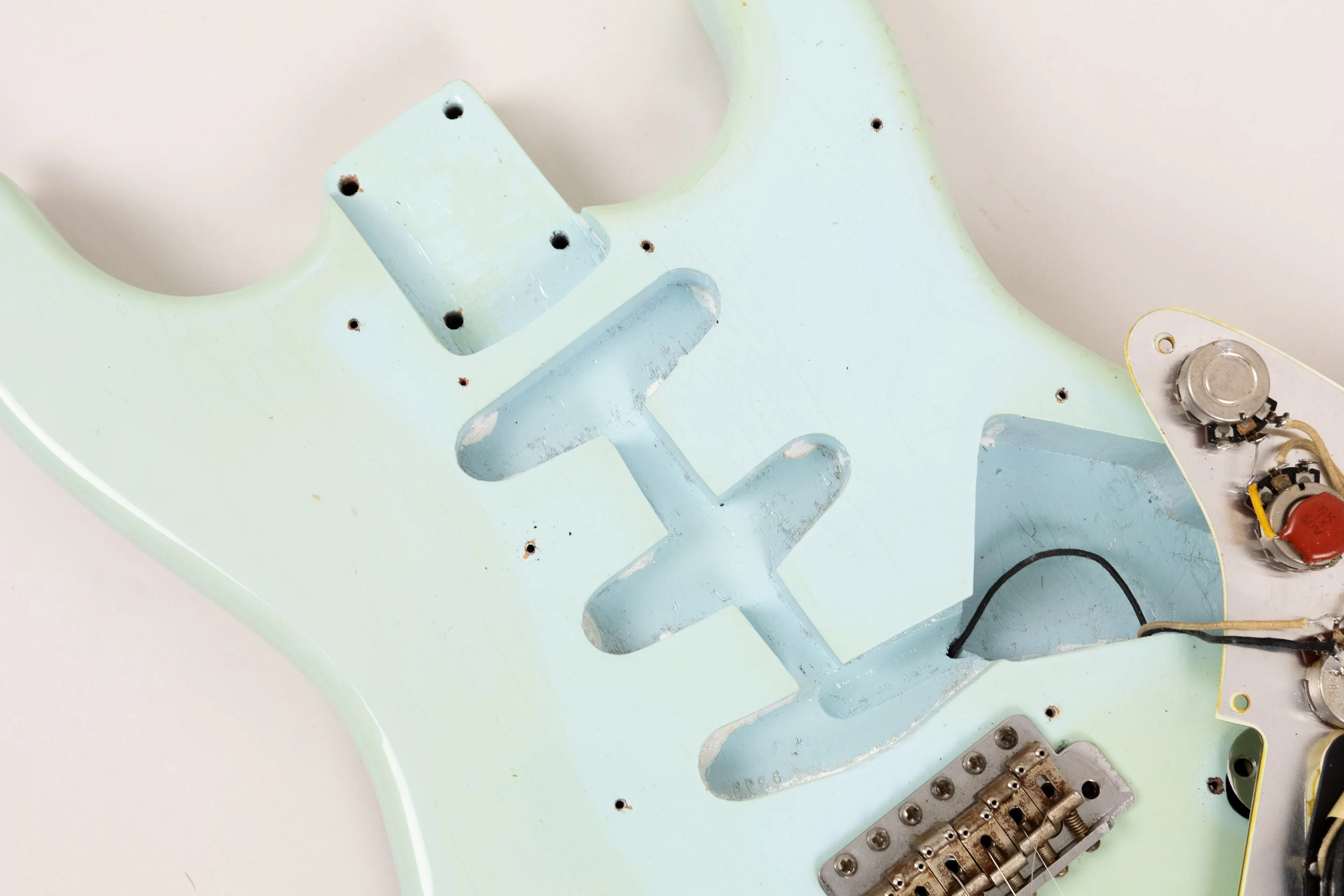 1962 Fender Stratocaster, Sonic Blue Refin - Image 26