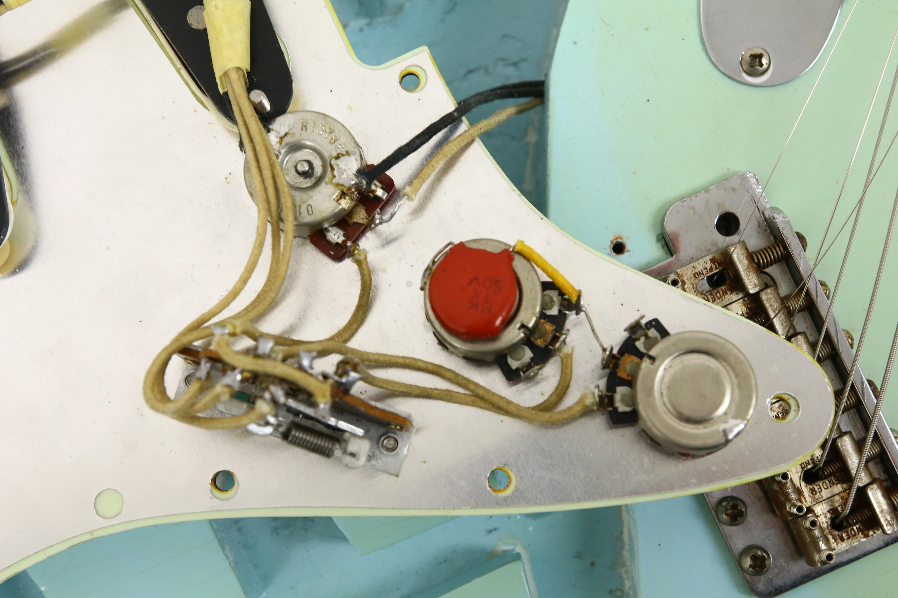 1962 Fender Stratocaster, Sonic Blue Refin - Image 29