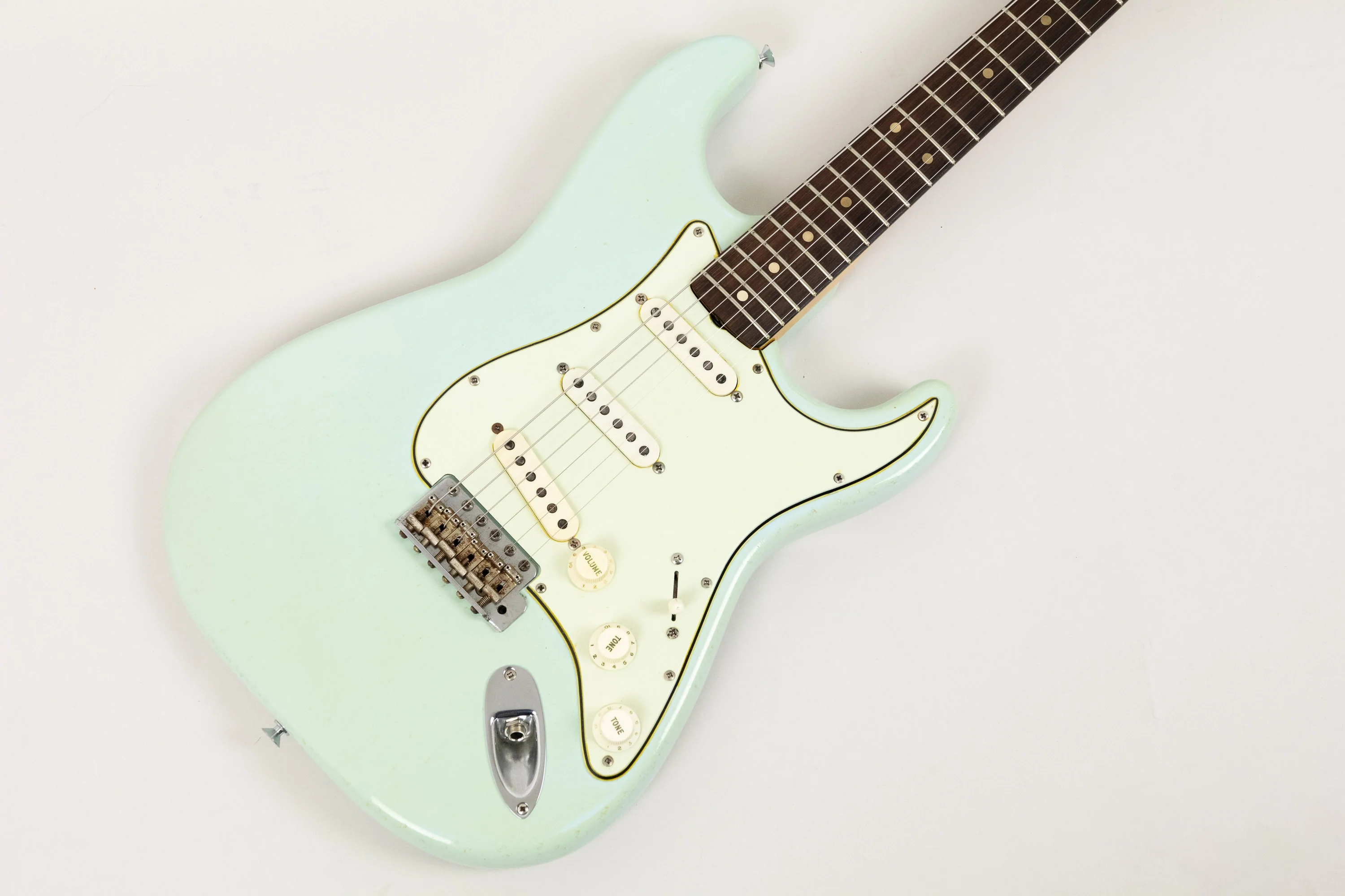 1962 Fender Stratocaster, Sonic Blue Refin - Image 5