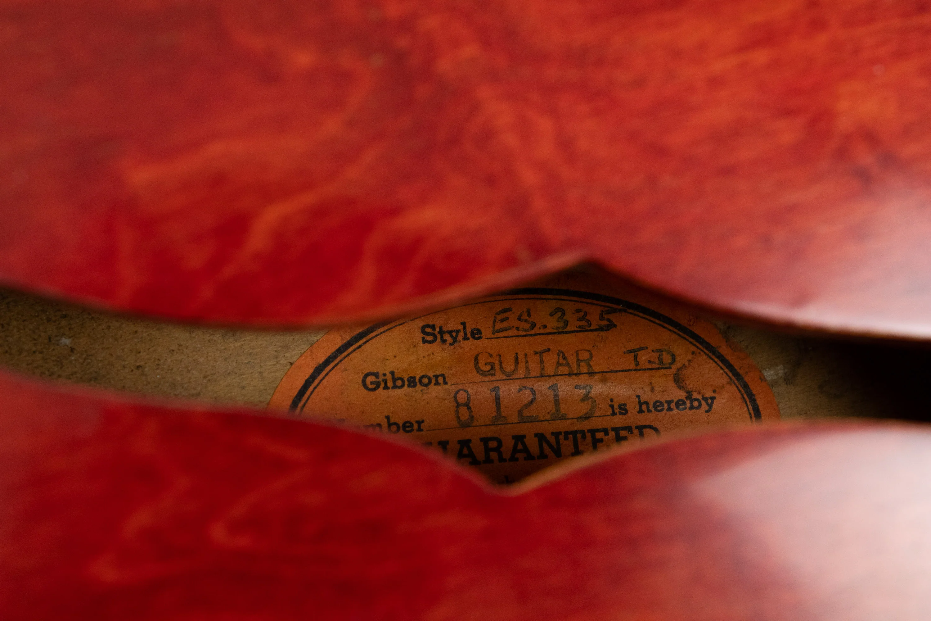 1962 Gibson ES-335TDC, Cherry Red - Image 22
