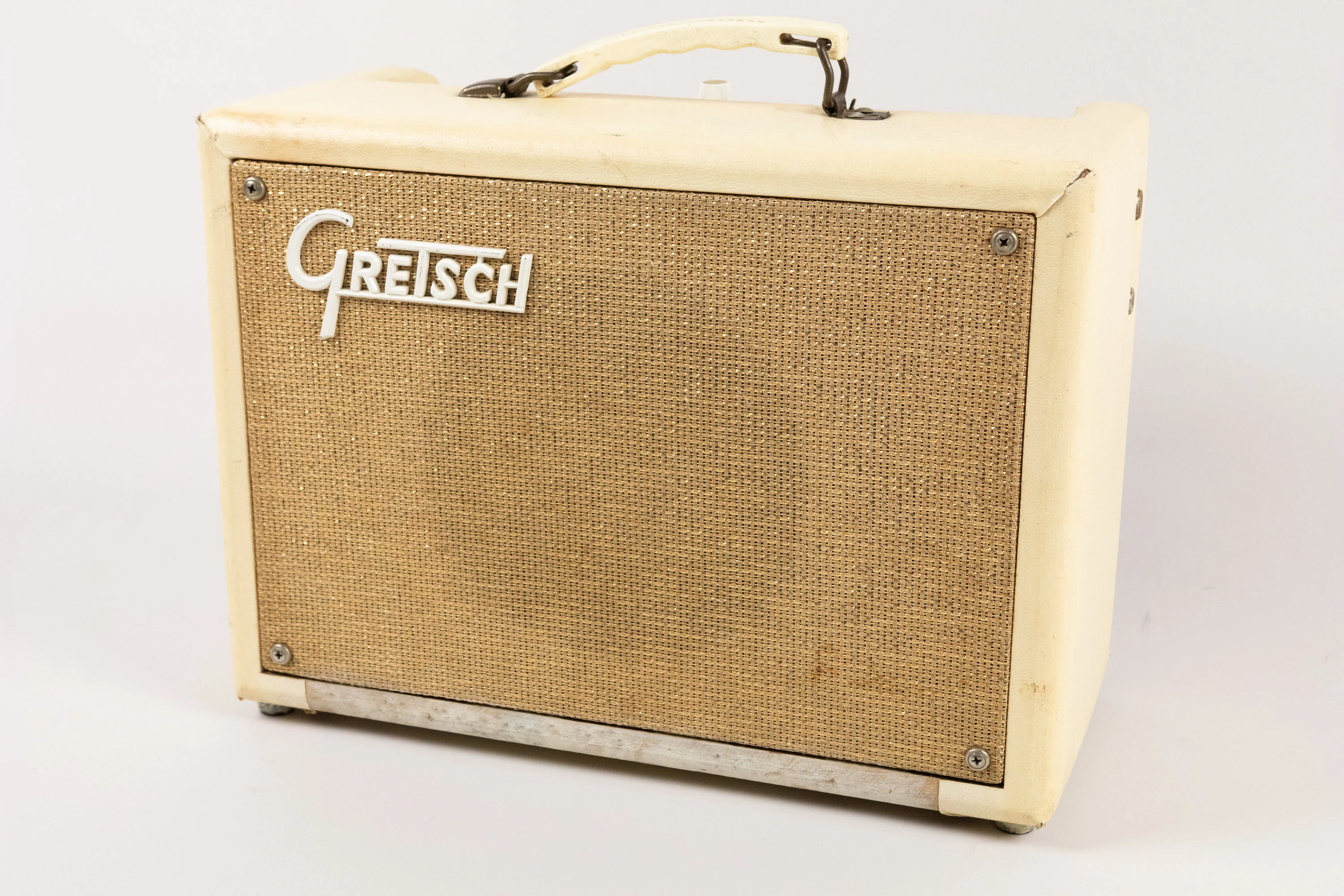 1962 Gretsch Princess (6106) Pink/White & Princess Amp - Image 39