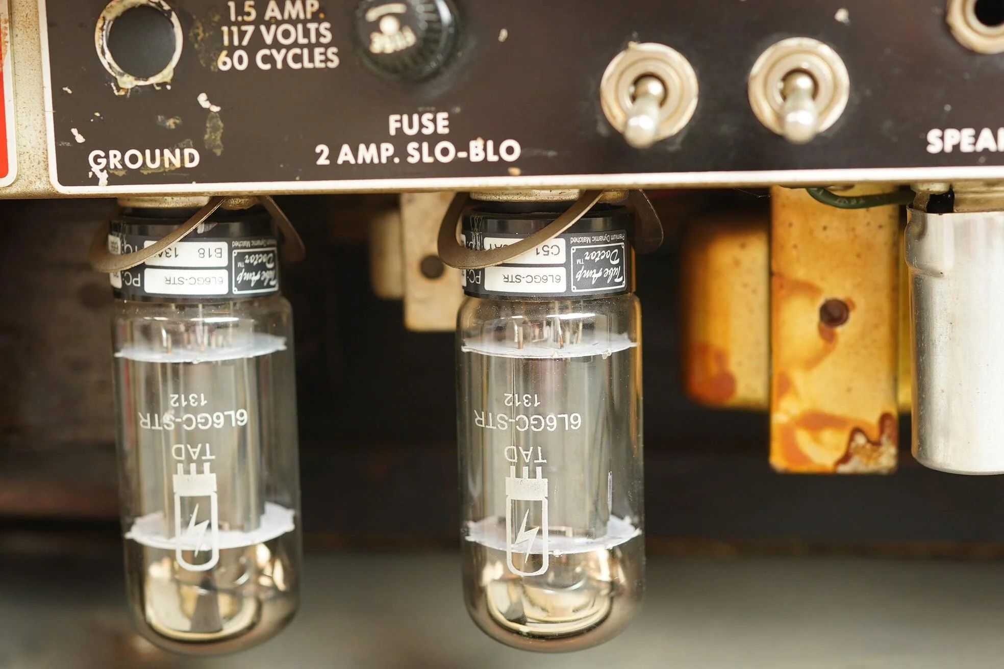 1963 Fender Tremolux Head + Cab, Blonde - Export version - Image 21