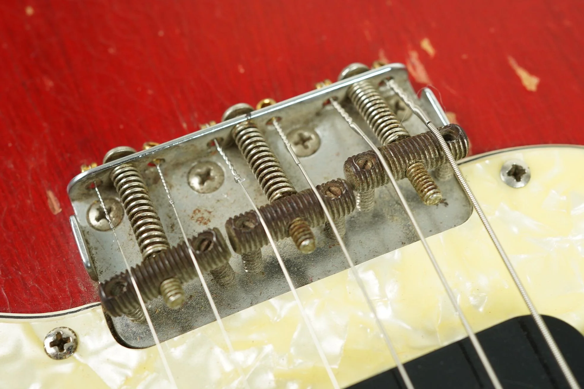 1964 Fender Duosonic, Translucent Red, Mahogany Body + OHSC - Image 25