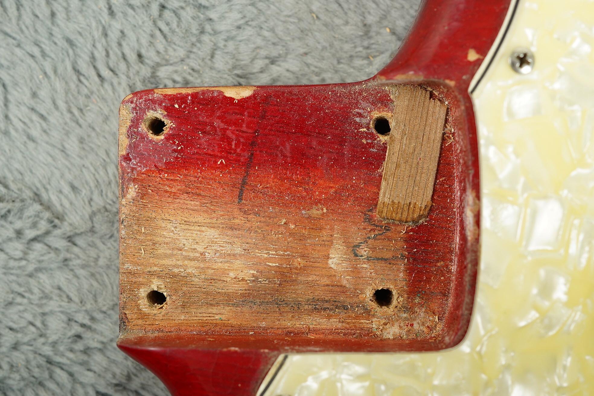 1964 Fender Duosonic, Translucent Red, Mahogany Body + OHSC - Image 34