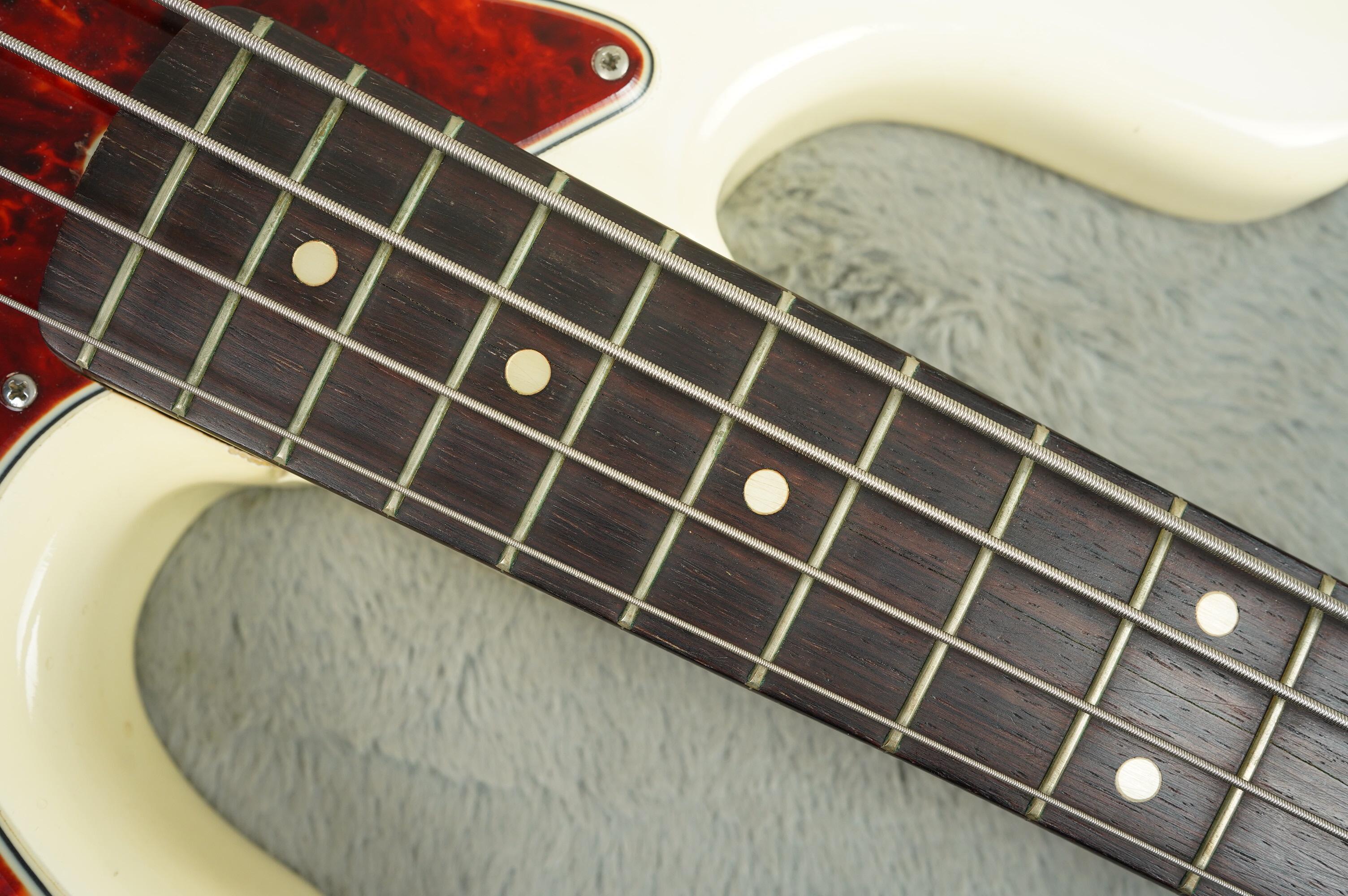 1964 Fender Jazz Bass Olympic White near MINT + OHSC - Image 17