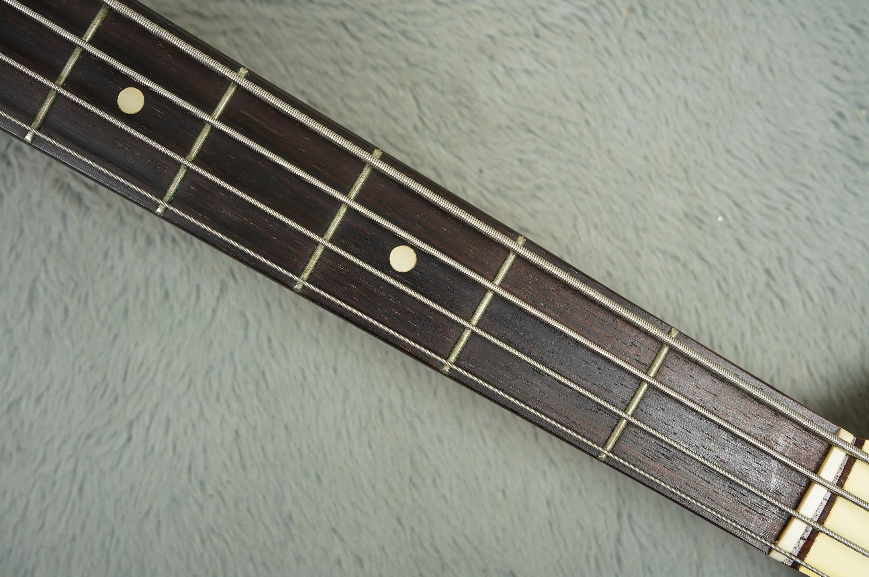 1964 Fender Jazz Bass Olympic White near MINT + OHSC - Image 19
