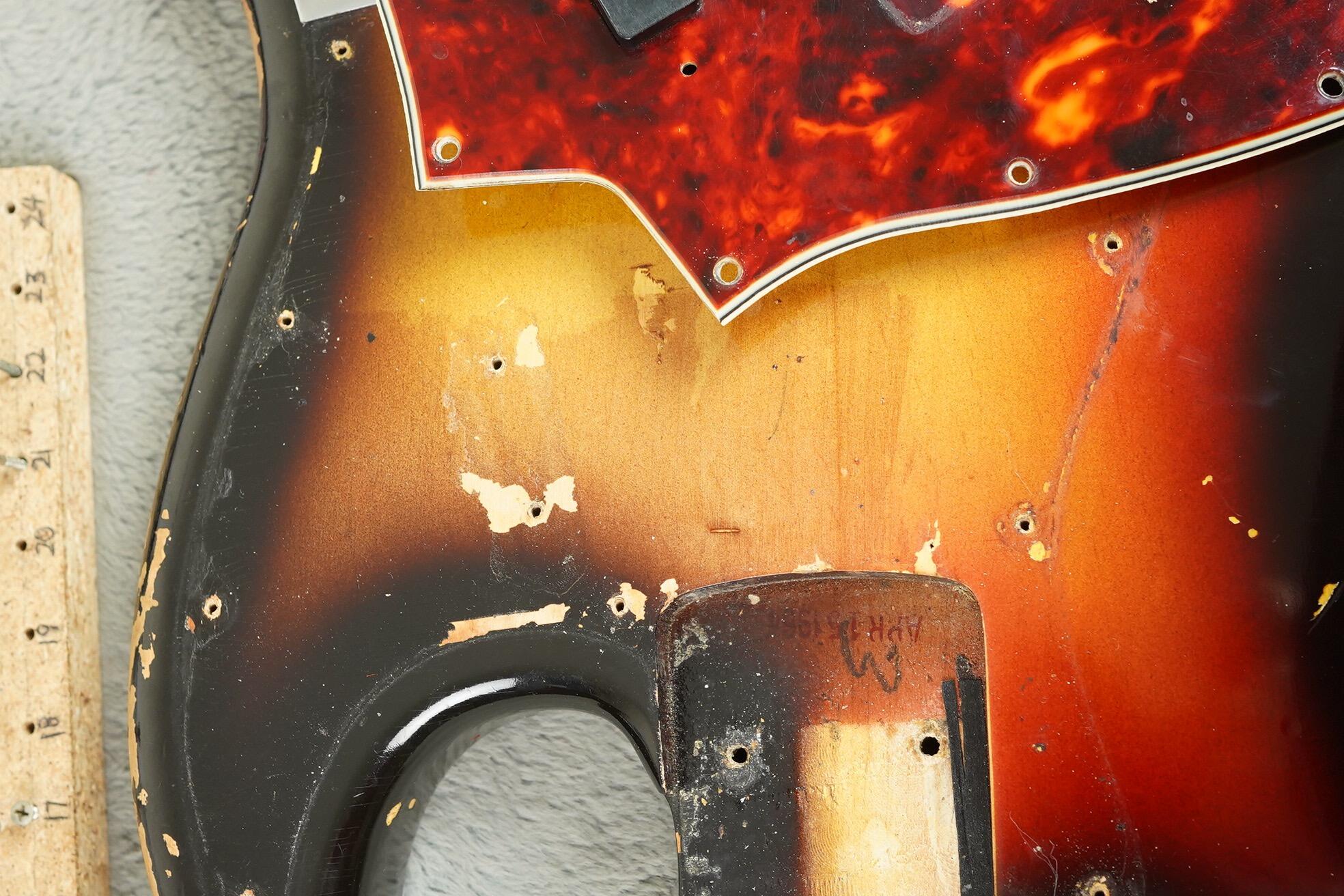 1964 Fender Jazz Bass Sunburst + OHSC - Image 44