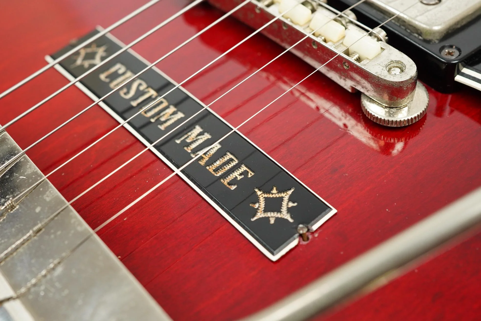 1964 Gibson ES-335 TDC Maestro, Cherry - Image 8