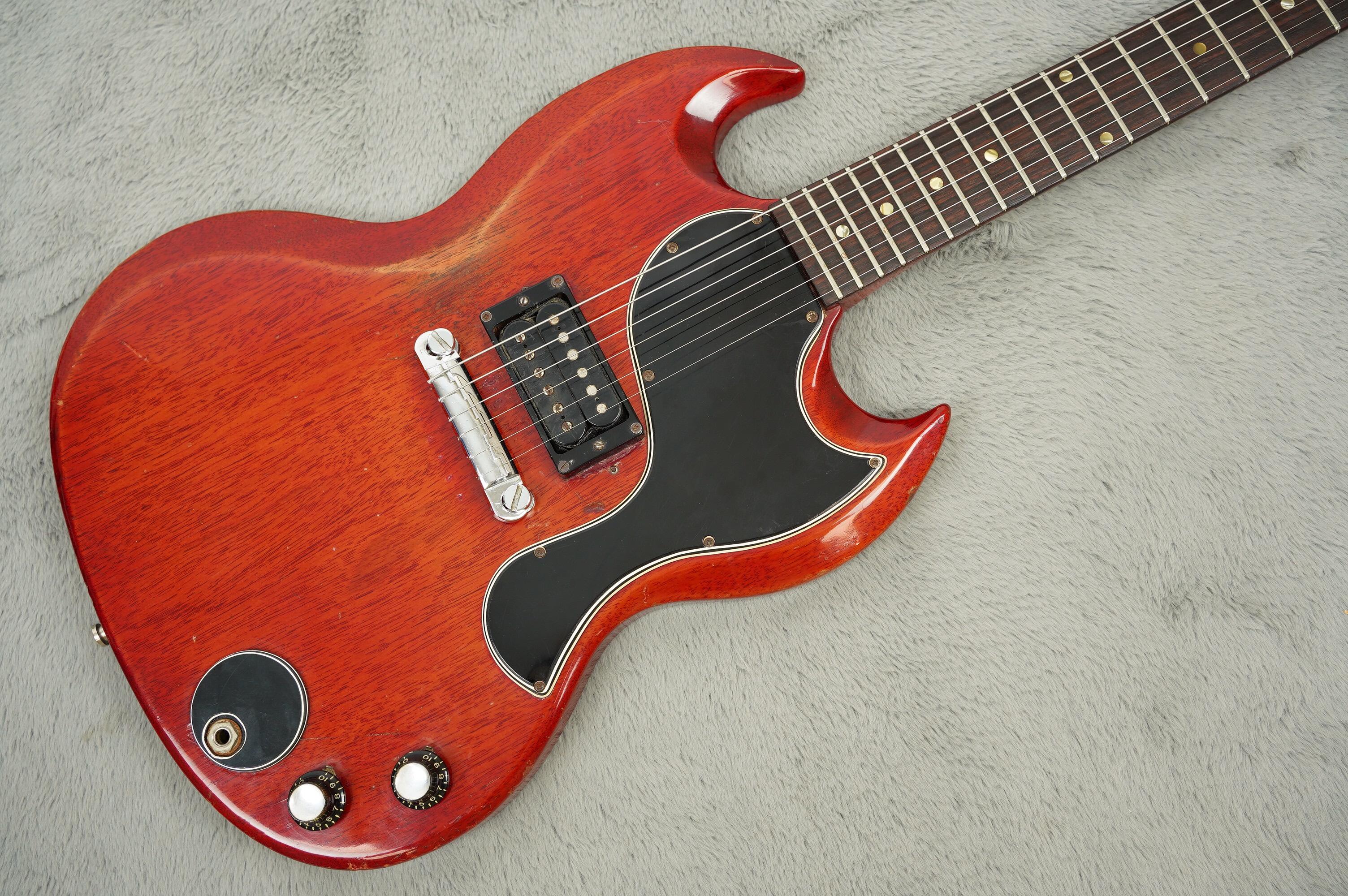 1964 Gibson SG Junior, Cherry ex-Neol Davies/Roger Lomas