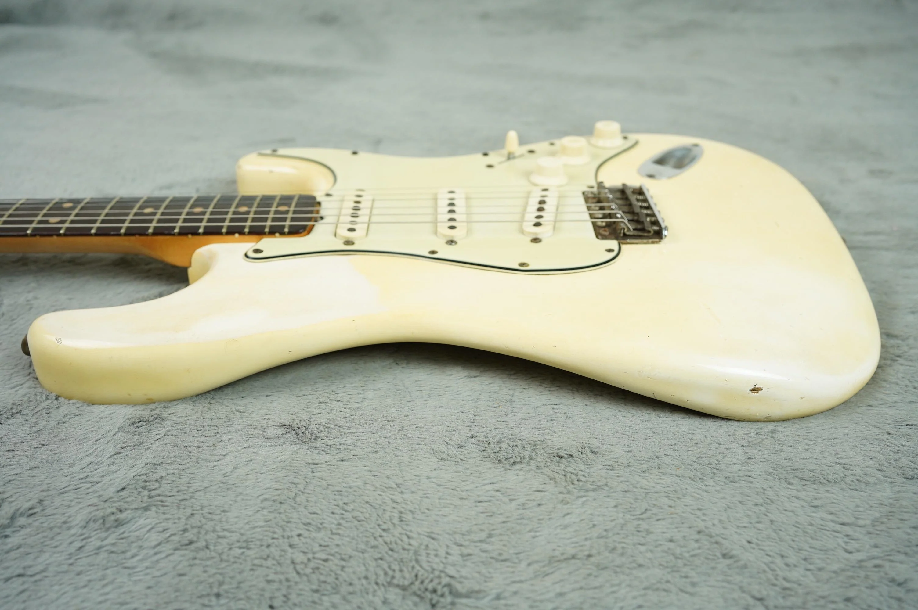 1964 Fender Stratocaster, Korina Body, Olympic White - One Owner + OHSC - Image 13