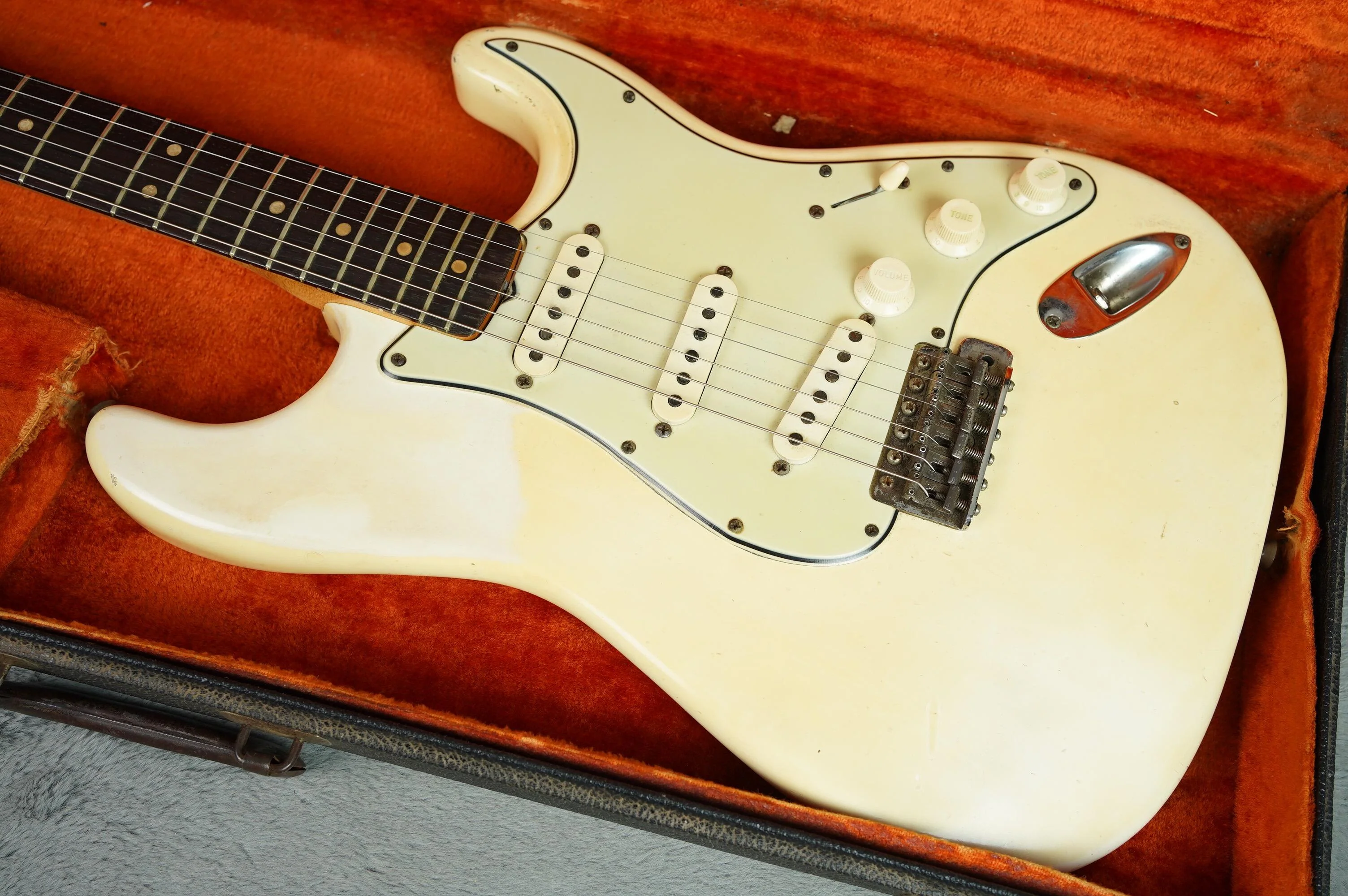 1964 Fender Stratocaster, Korina Body, Olympic White - One Owner + OHSC - Image 6