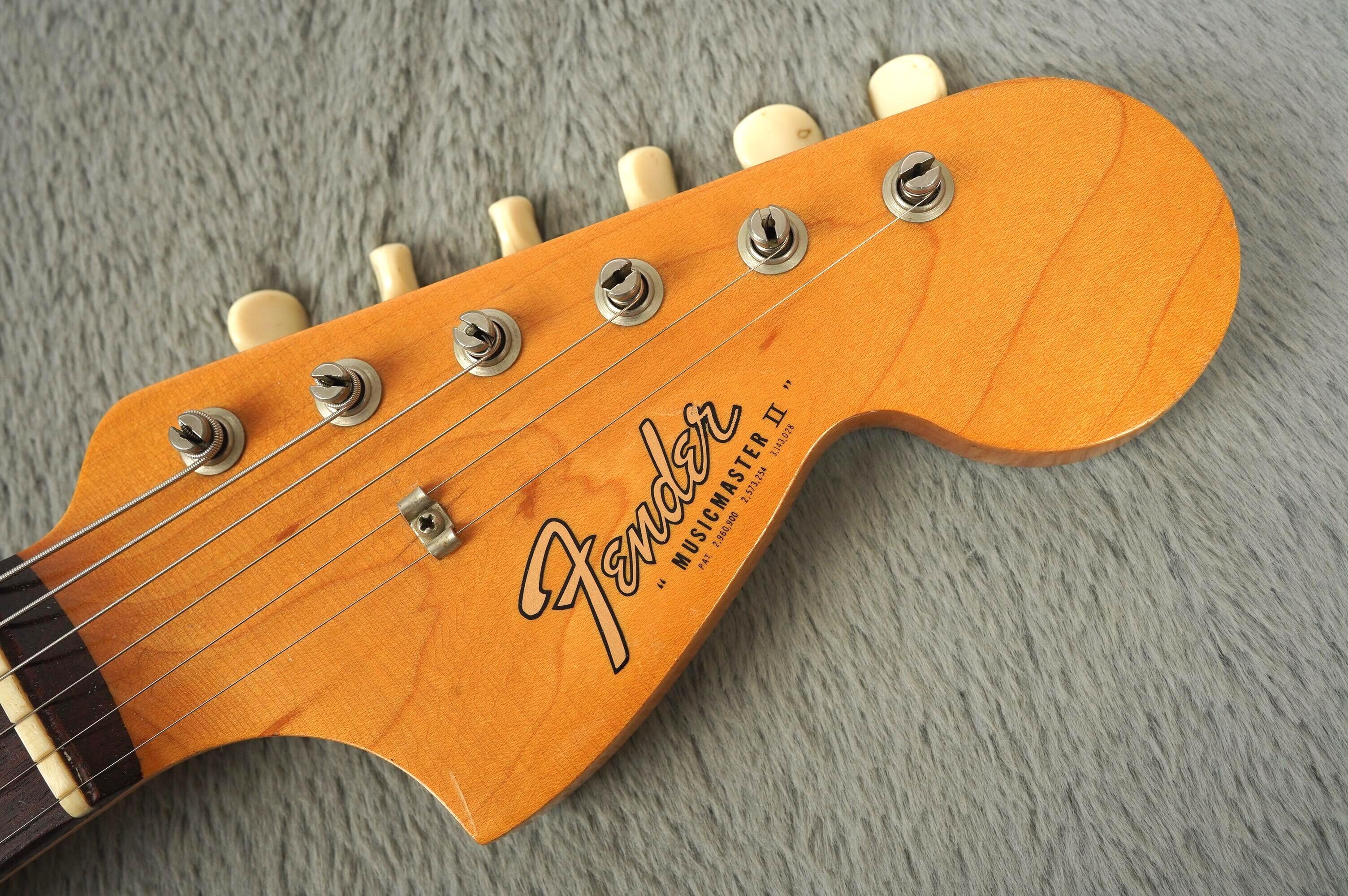1965 Fender Musicmaster II, White + HSC - Image 19