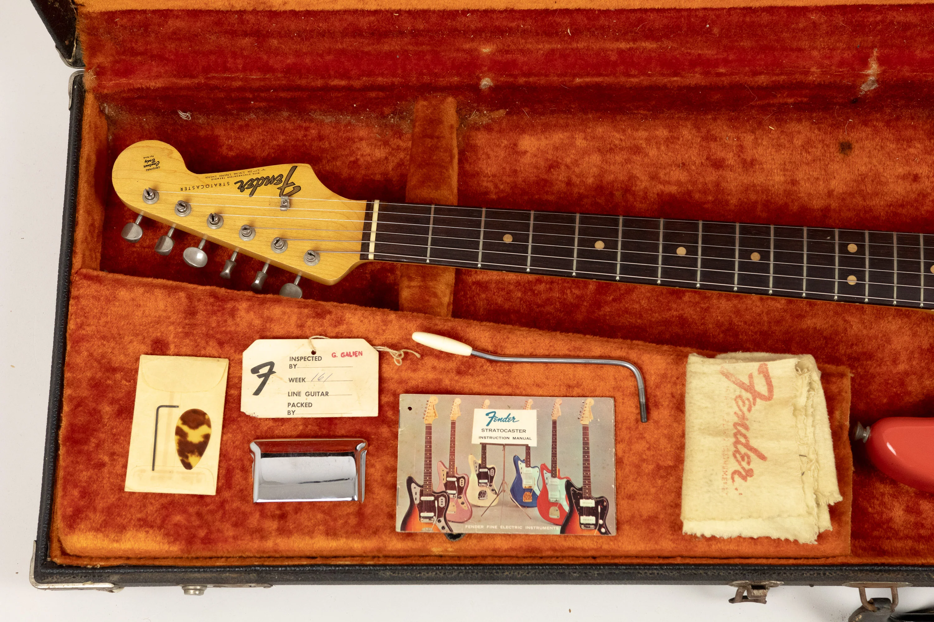 1965 Fender Stratocaster, Fiesta Red - Image 7