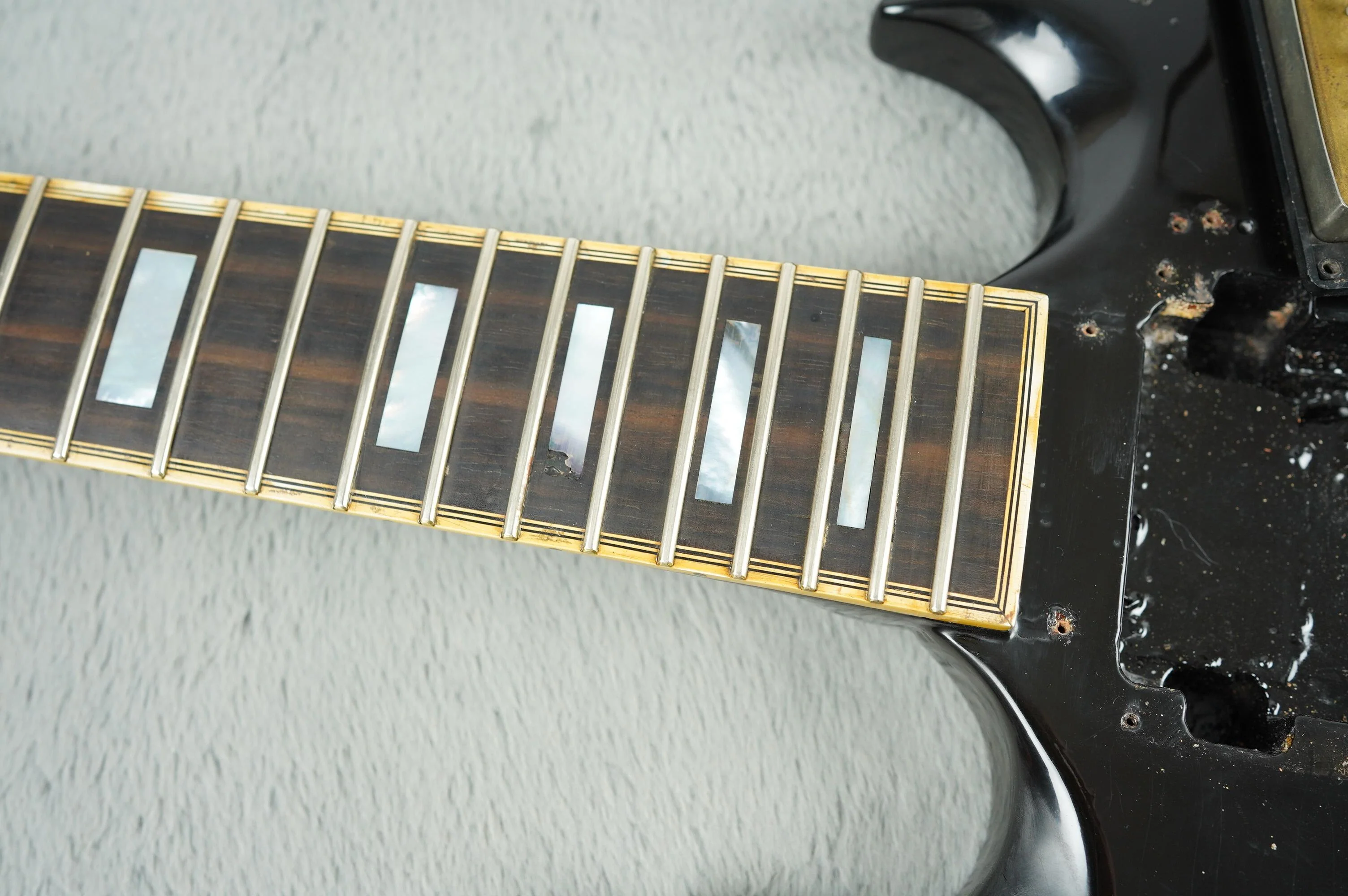 1965 Gibson SG Custom, Refin Black + HSC - Image 39