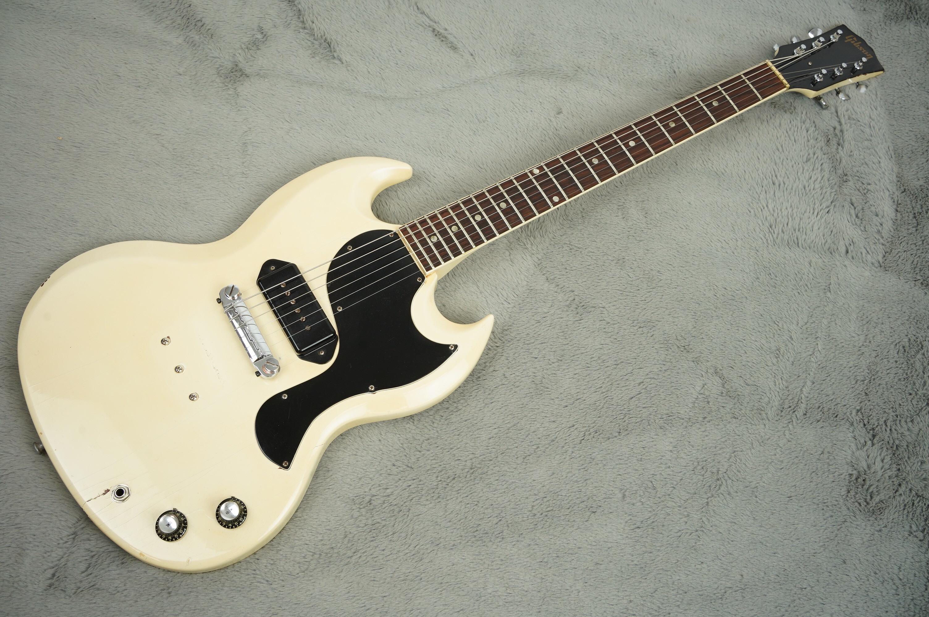 1965 Gibson SG Junior, Polaris White - Image 7