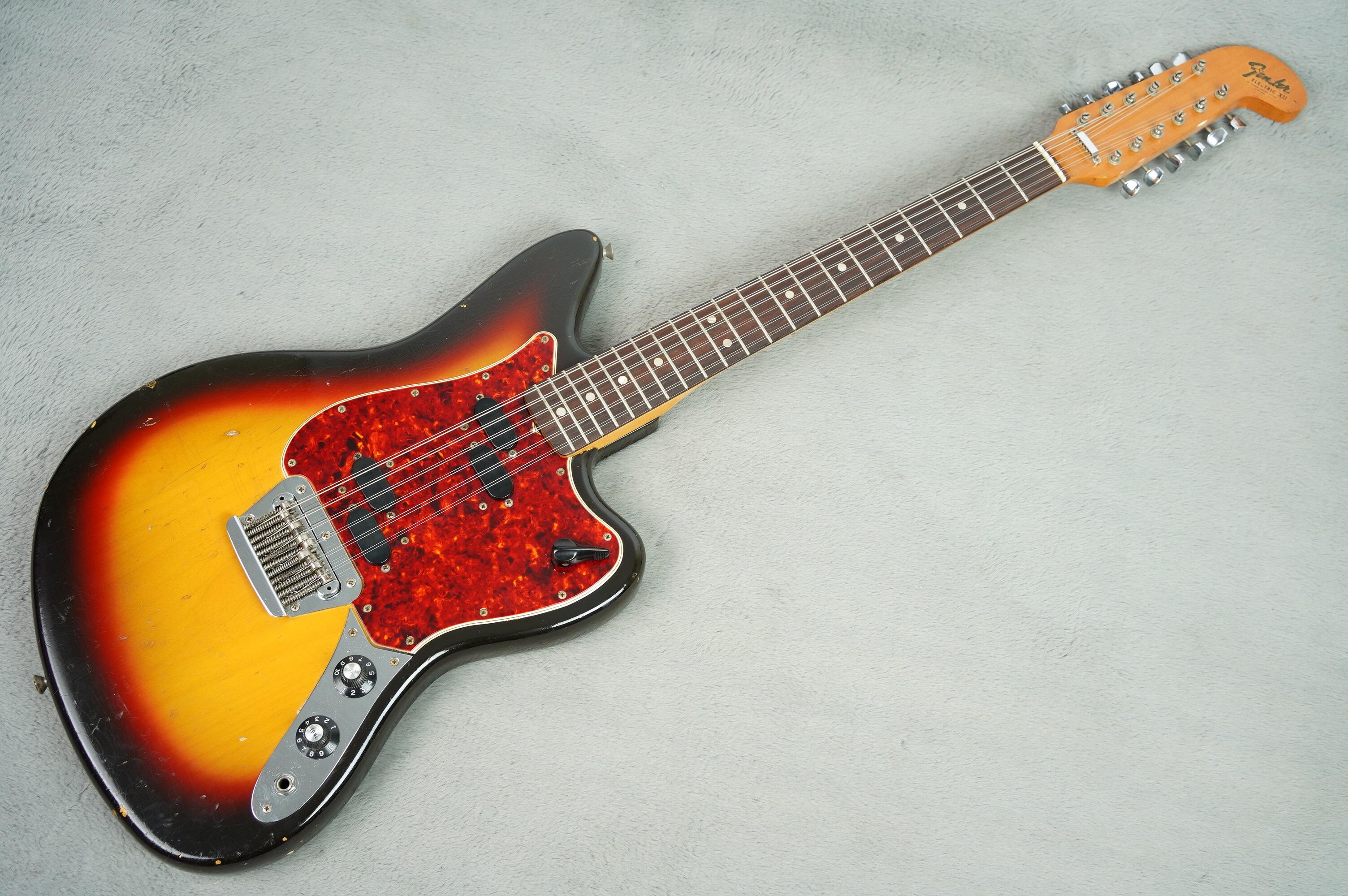 1966 Fender Electric XII, Sunburst + OHSC - Image 6