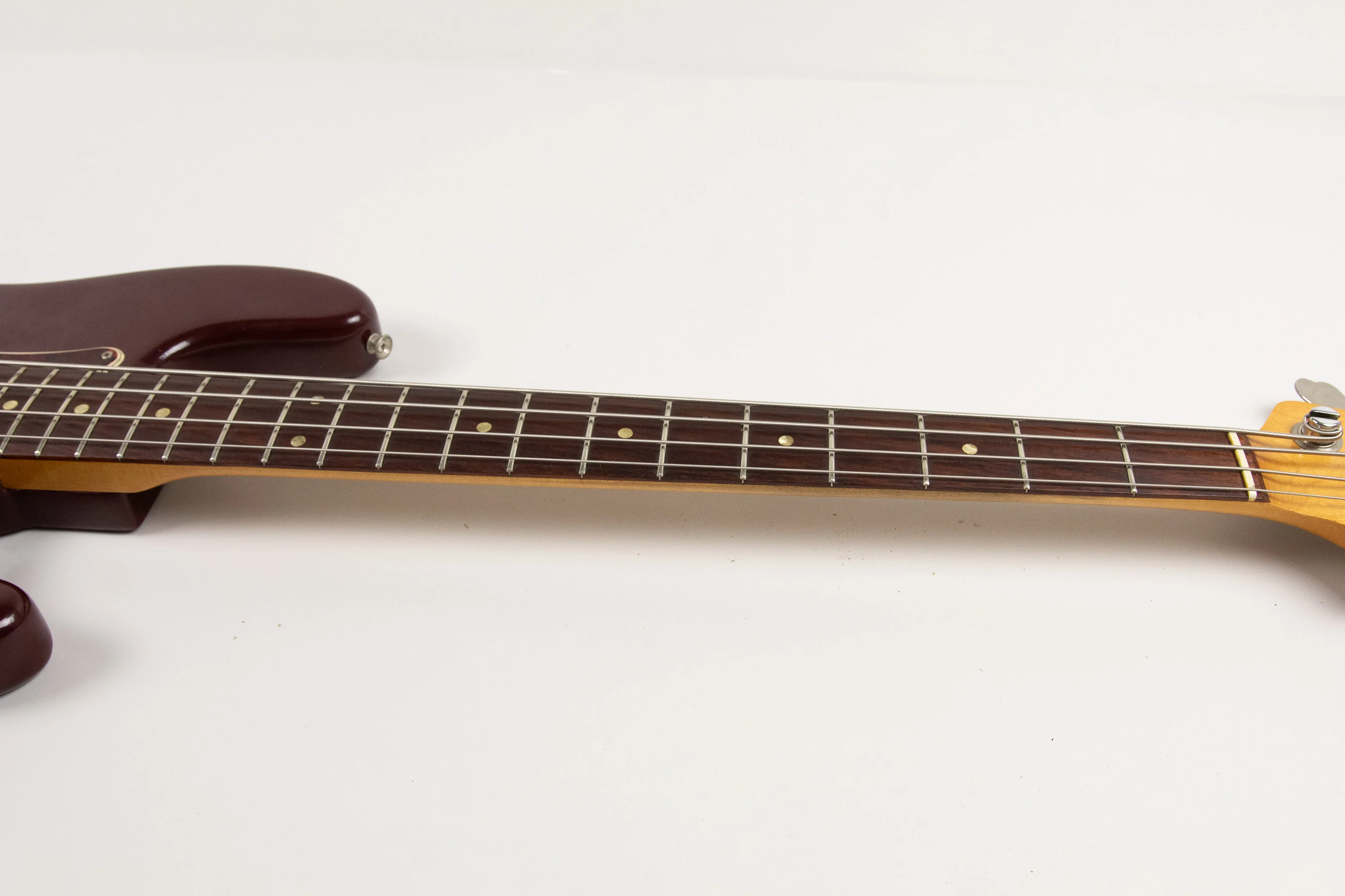 1966 Fender Precision Bass, Burgundy refin - Image 16