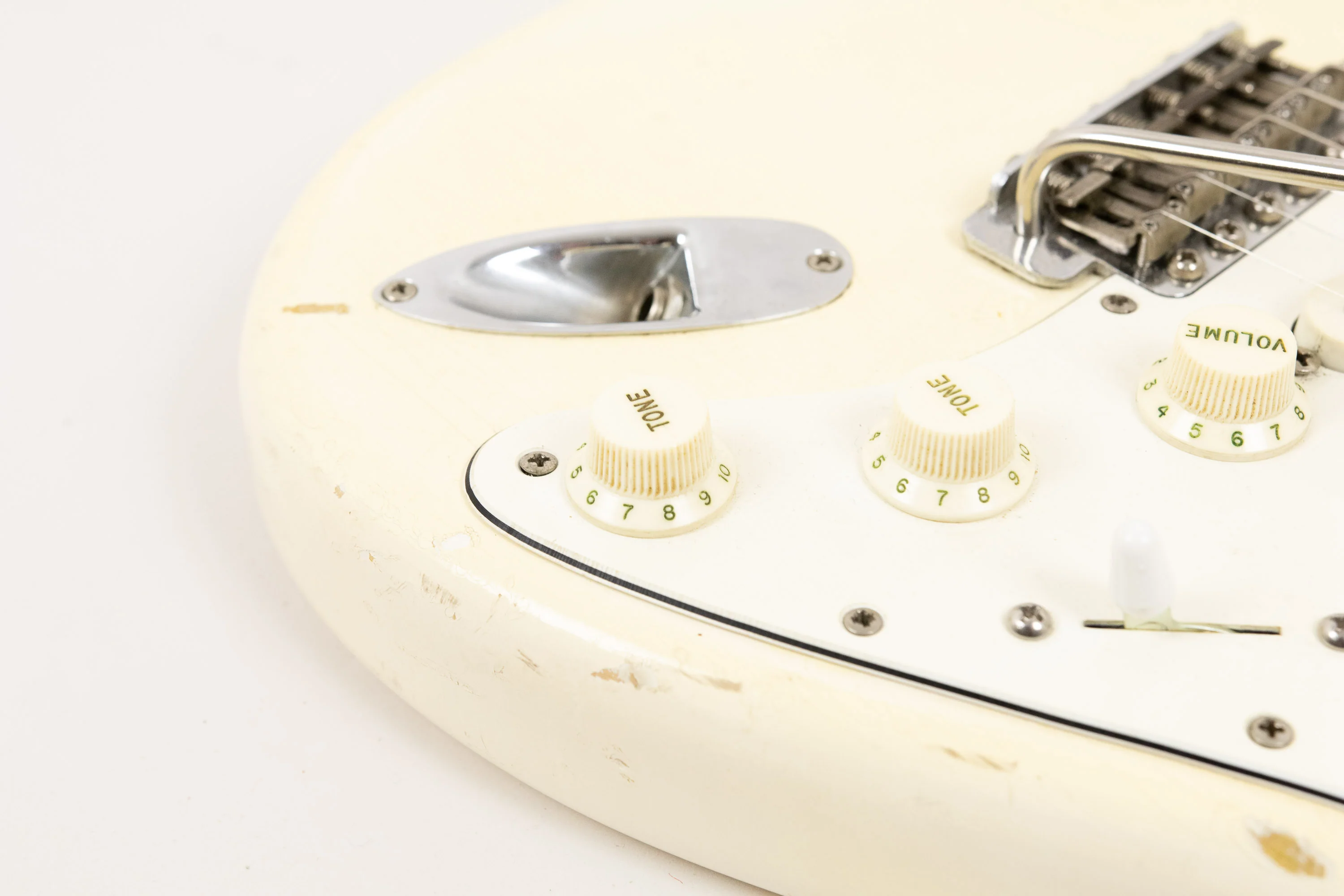 1966 Fender Stratocaster, Olympic White Refin - Image 13