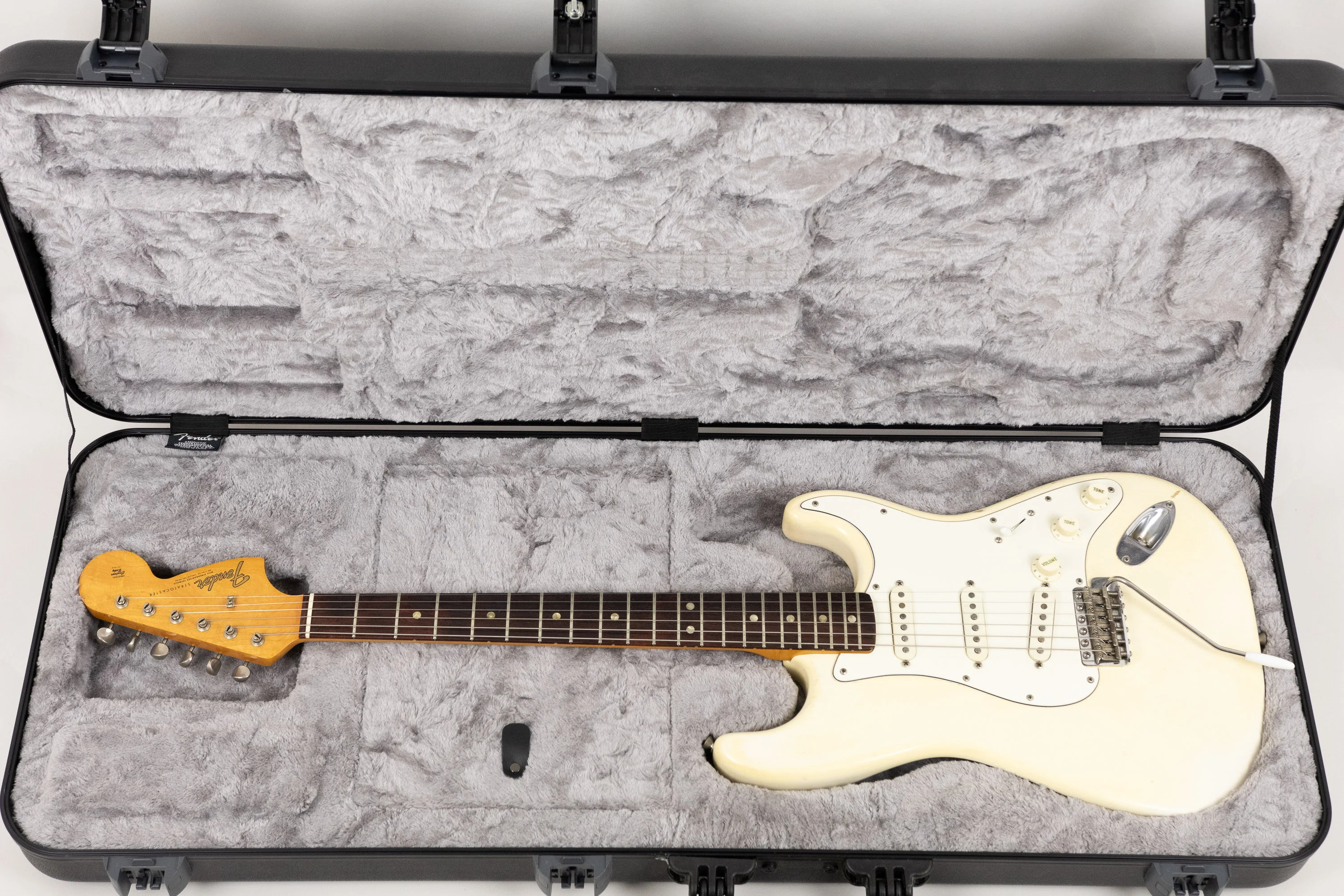 1966 Fender Stratocaster, Olympic White Refin - Image 4