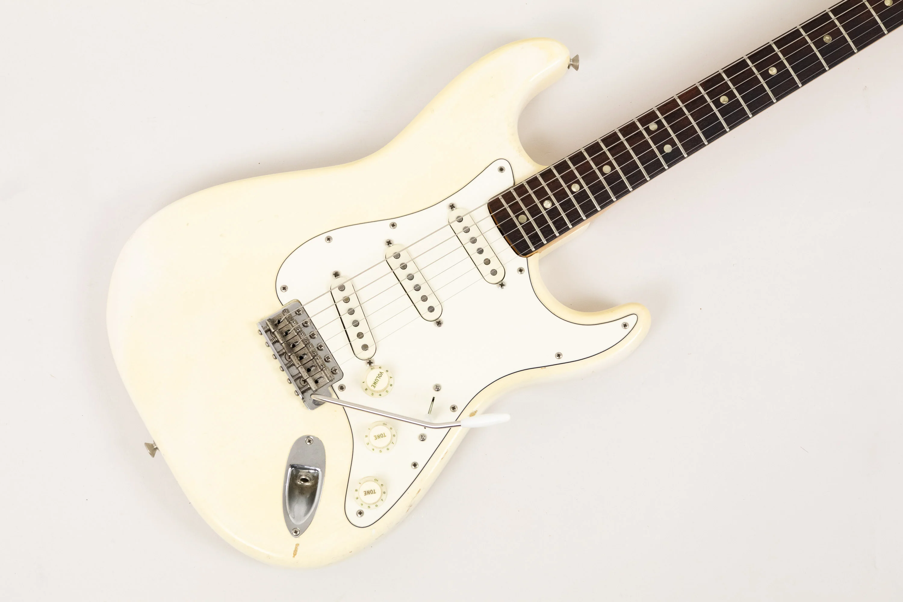 1966 Fender Stratocaster, Olympic White Refin - Image 6