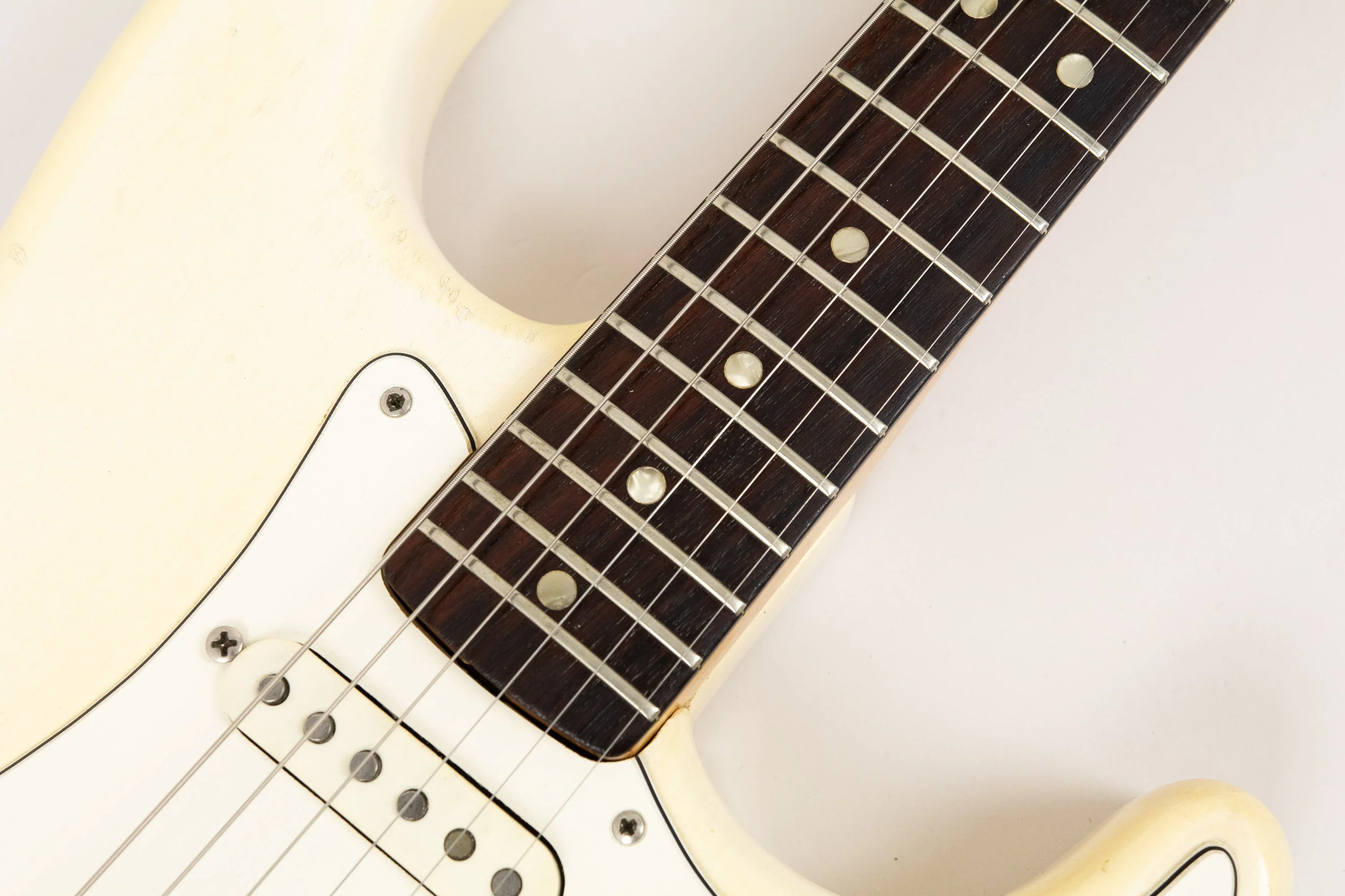 1966 Fender Stratocaster, Olympic White Refin - Image 7