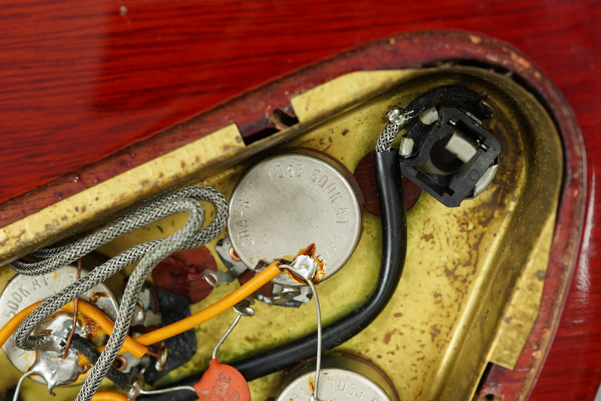 1966 Gibson SG Standard, Bigsby, Cherry + OHSC - Image 47
