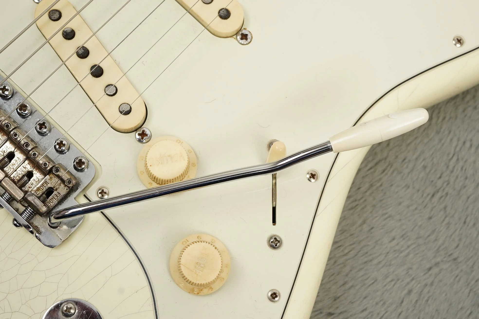 1969 Fender Stratocaster, Refin White - Image 13