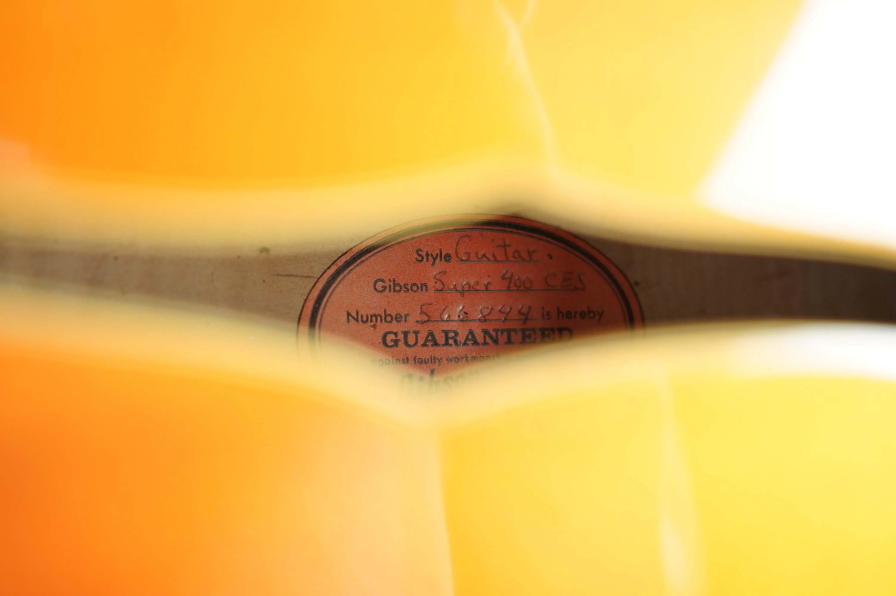 1969 Gibson Super 400 CES, Sunburst - Image 27
