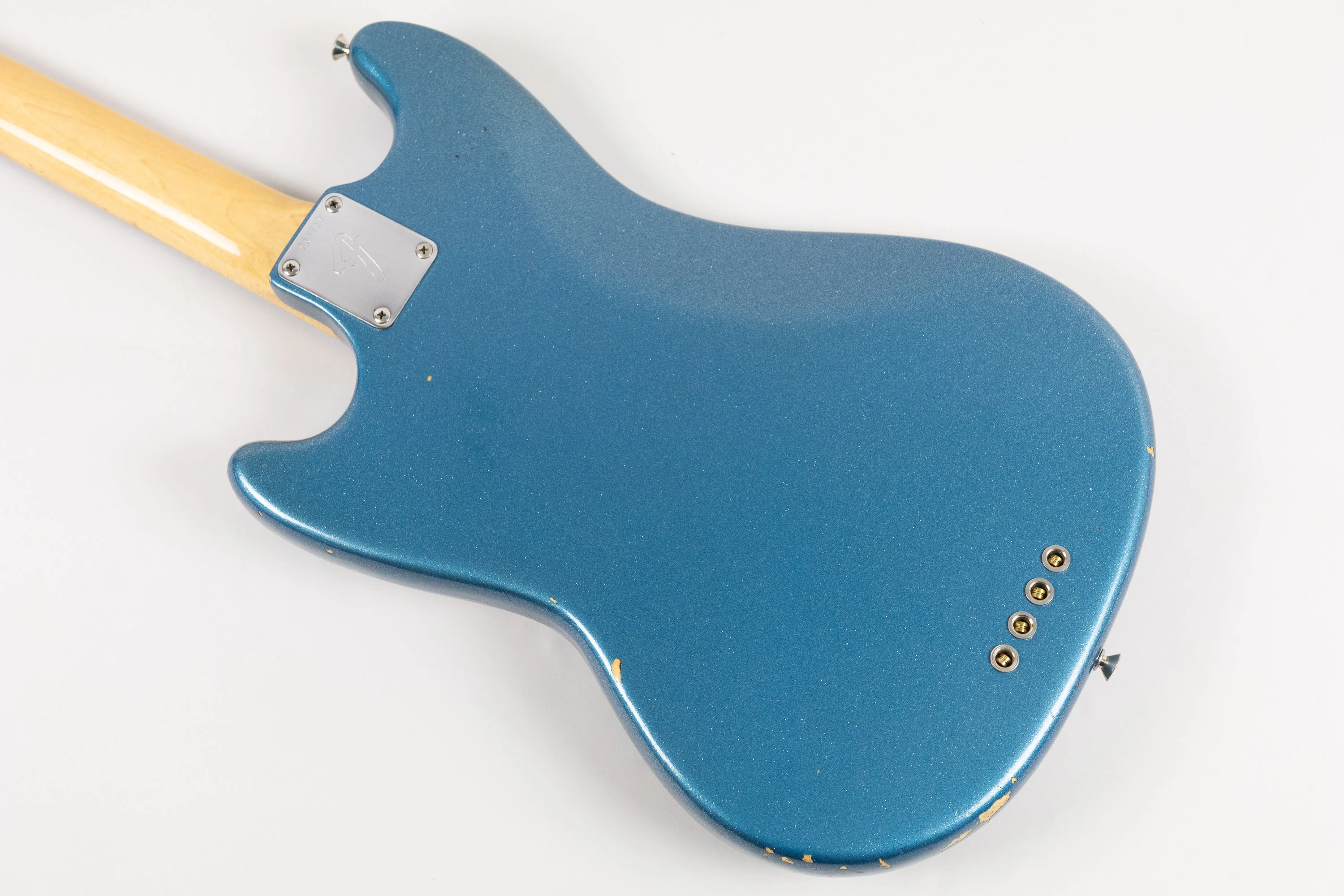 1971 Fender Mustang Bass, Blue Sparkle - Image 16