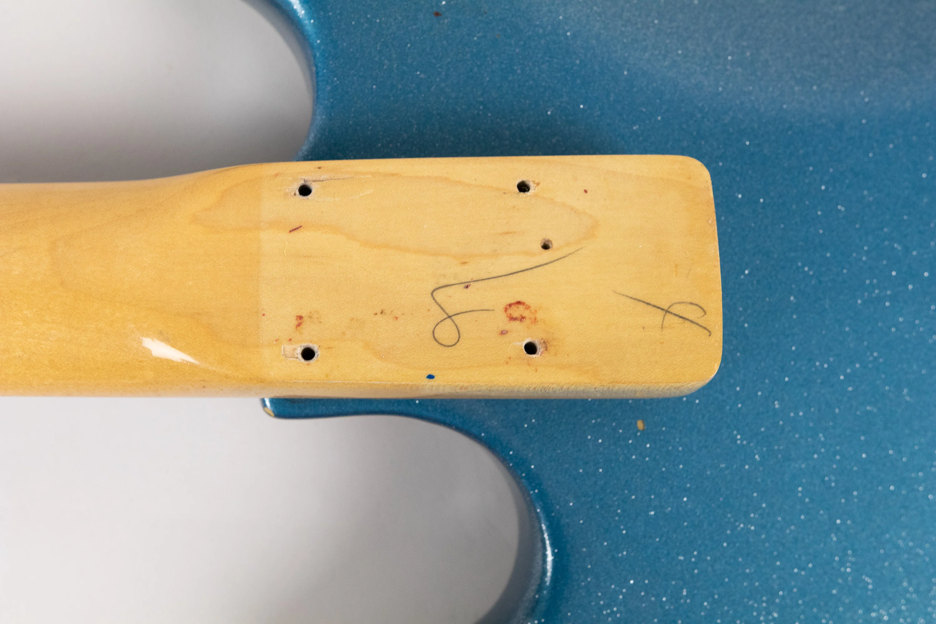 1971 Fender Mustang Bass, Blue Sparkle - Image 23