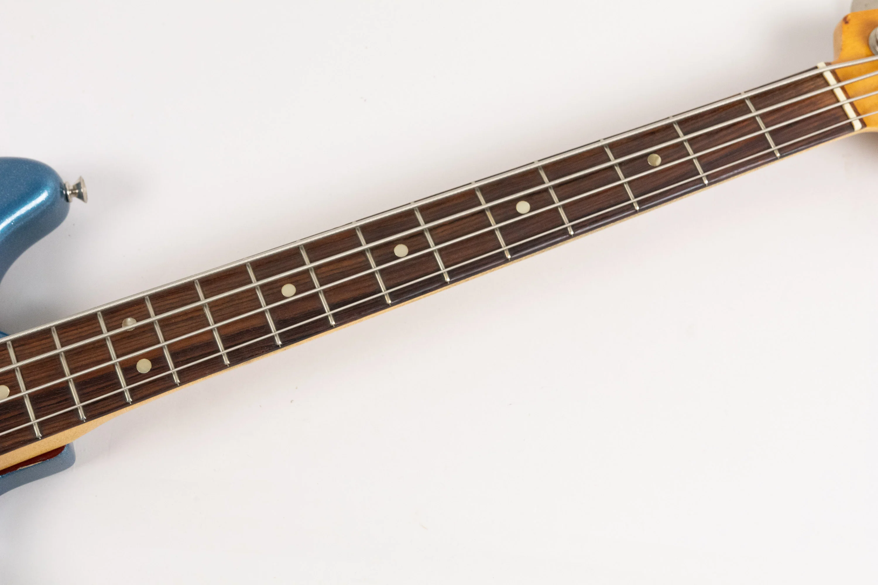1971 Fender Mustang Bass, Blue Sparkle - Image 5