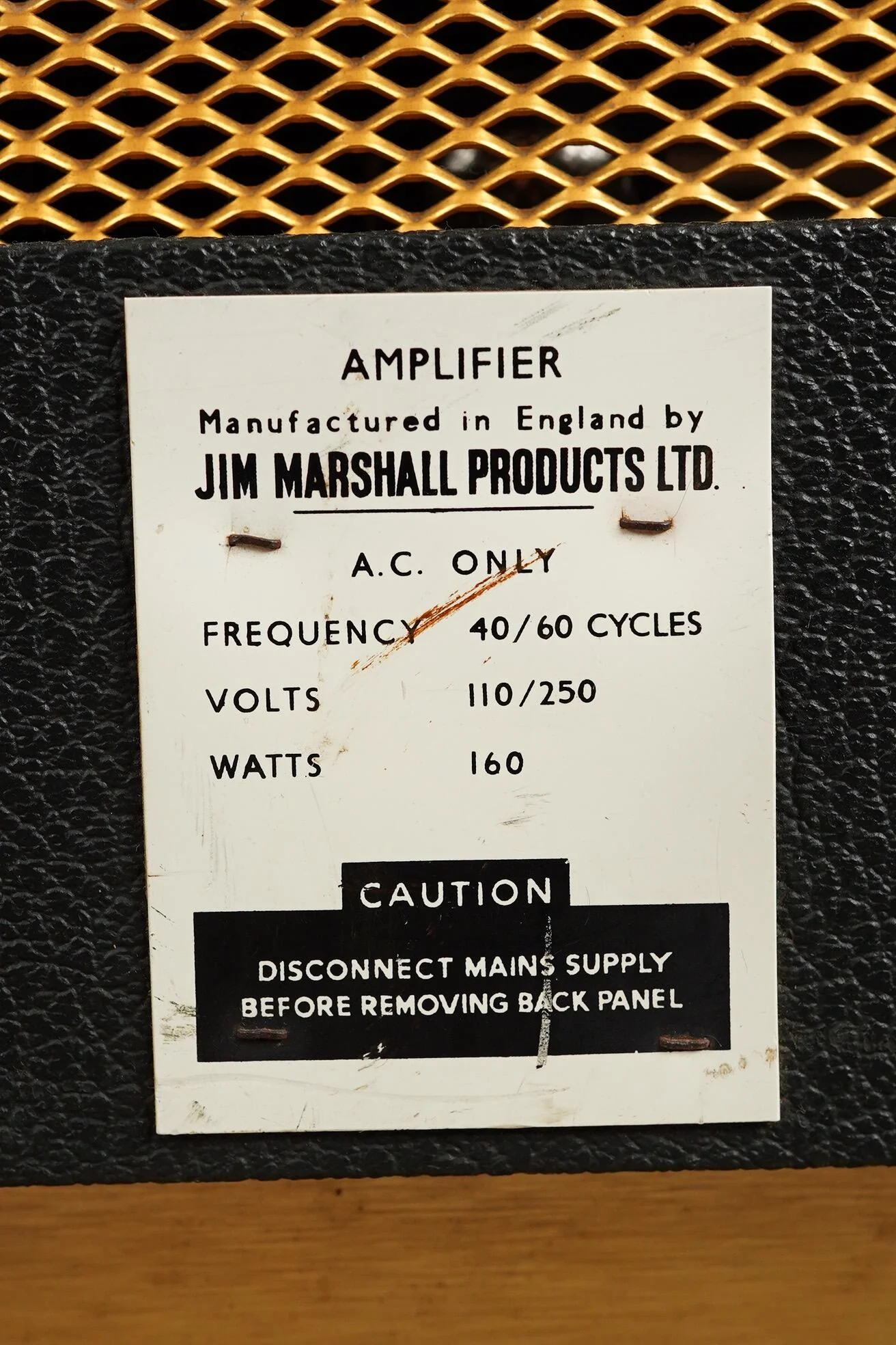 1971 Marshall Super PA Amplifier - Image 17