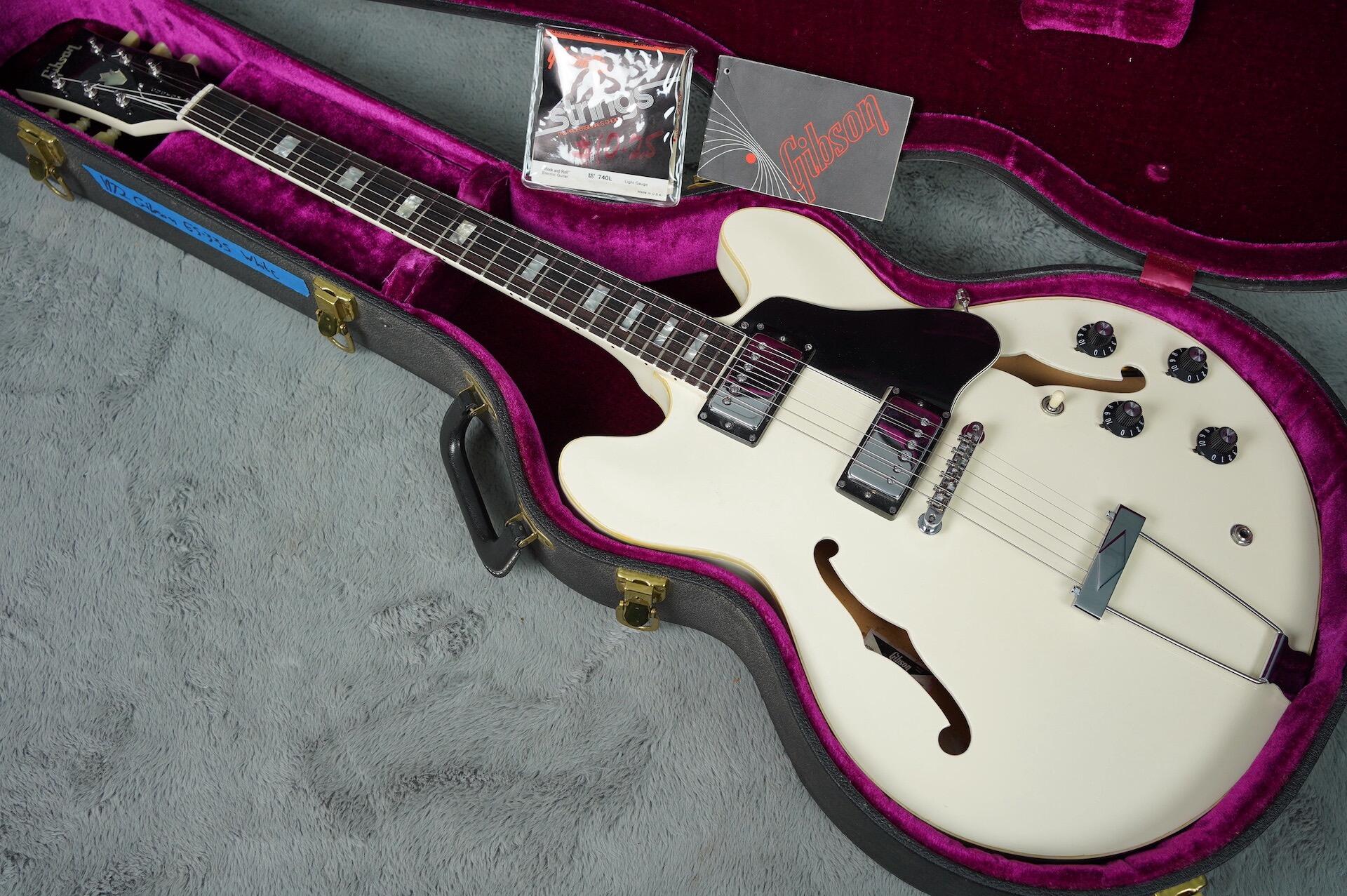 1972 Gibson ES-335 TD Special Custom Colour WHITE Nr. MINT! + OHSC + Tags RARE - Image 2