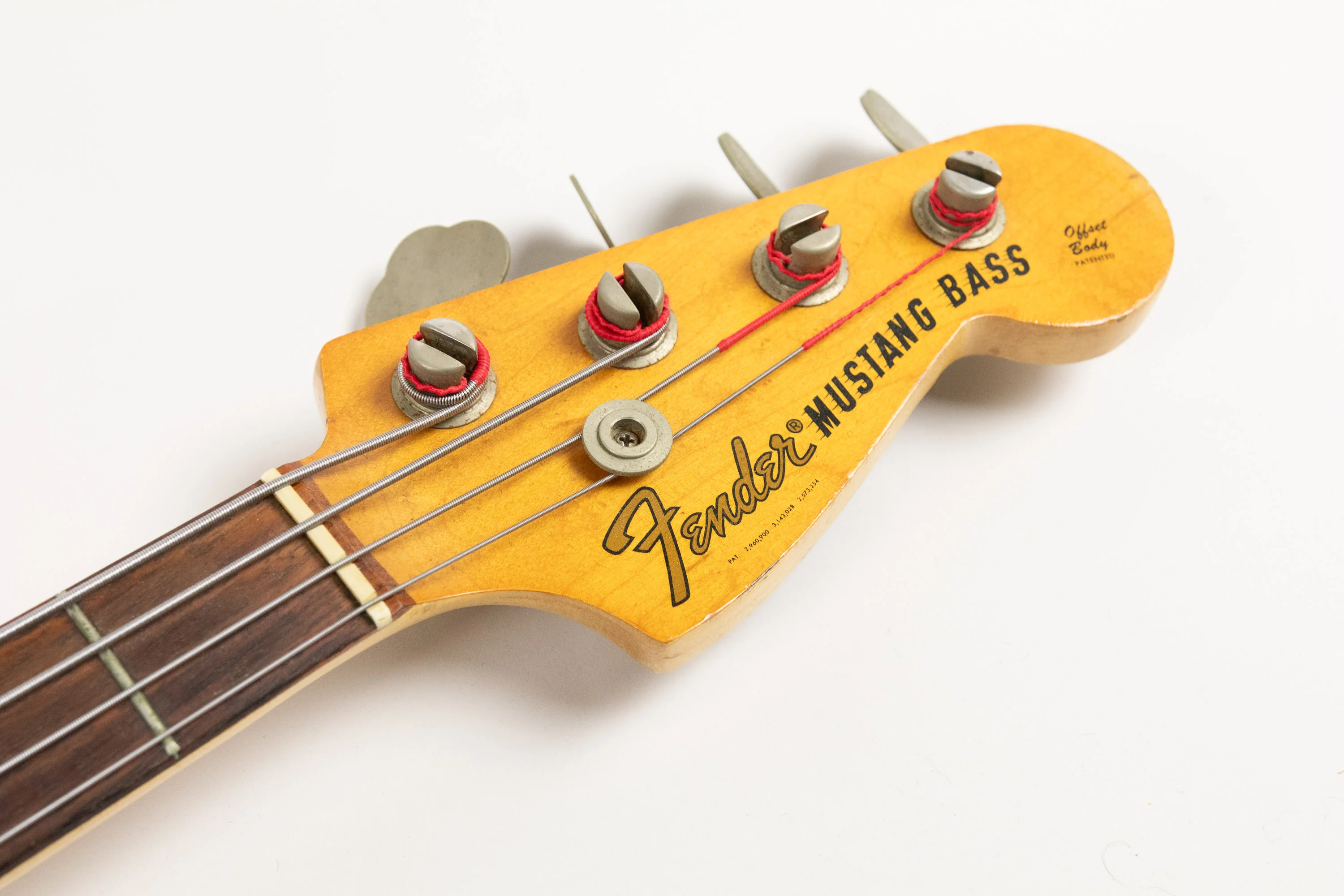 1973 Fender Mustang Bass, Competition Red - Image 10