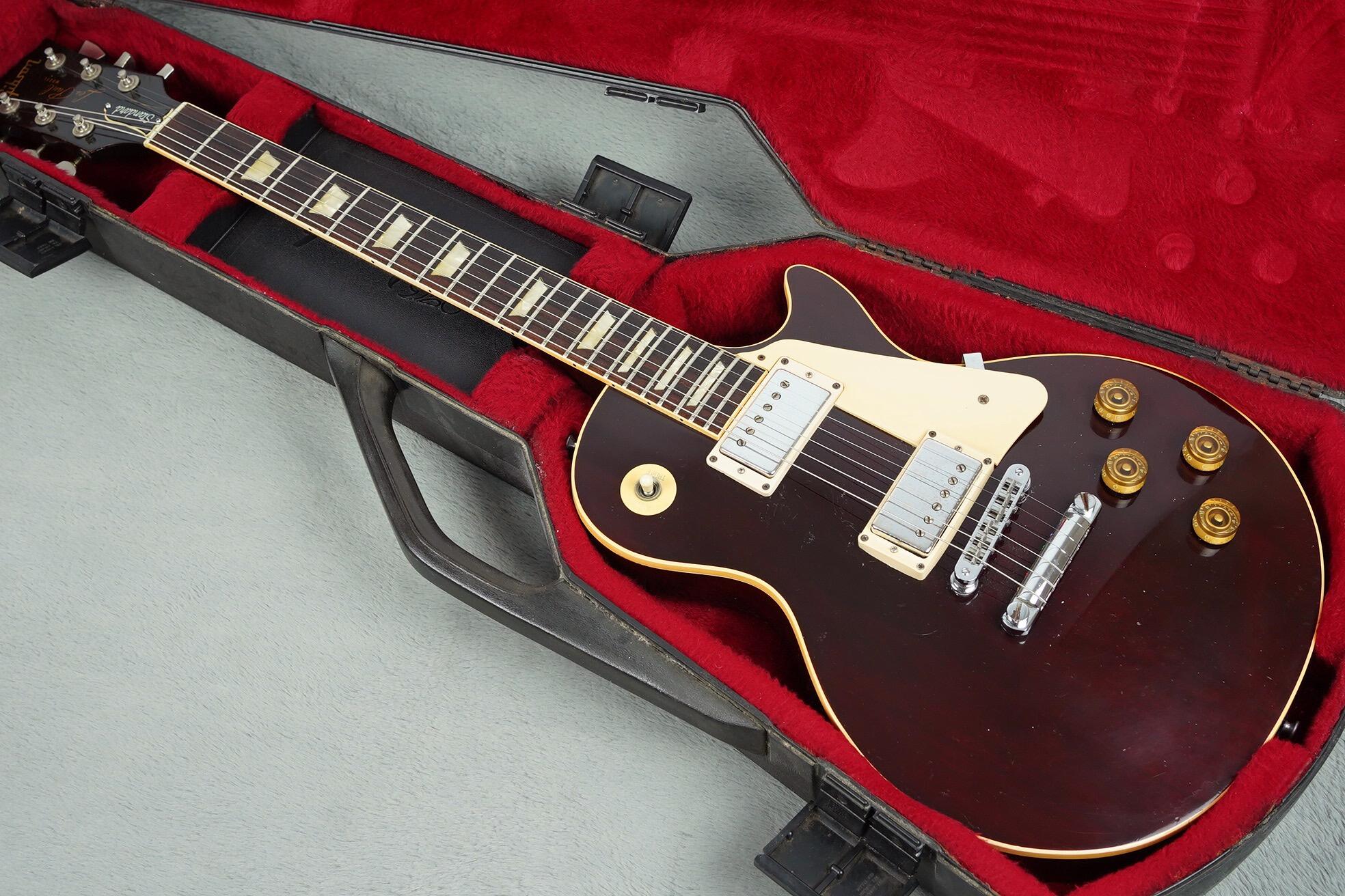 1980 Gibson Les Paul Standard Wine Red + OHSC - Image 3