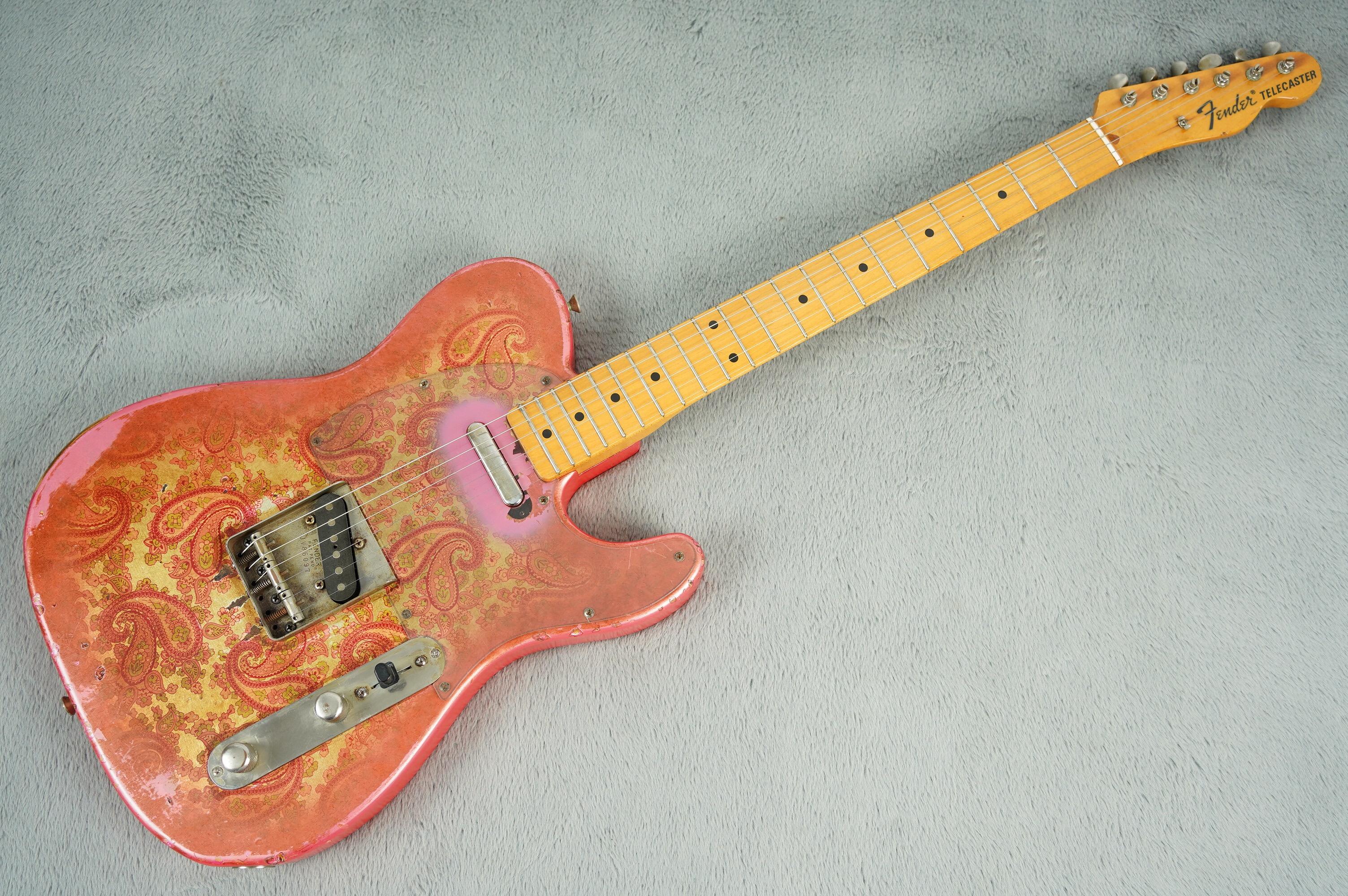 1983/4 Fender JV Telecaster, Pink Paisley + HSC - Image 2