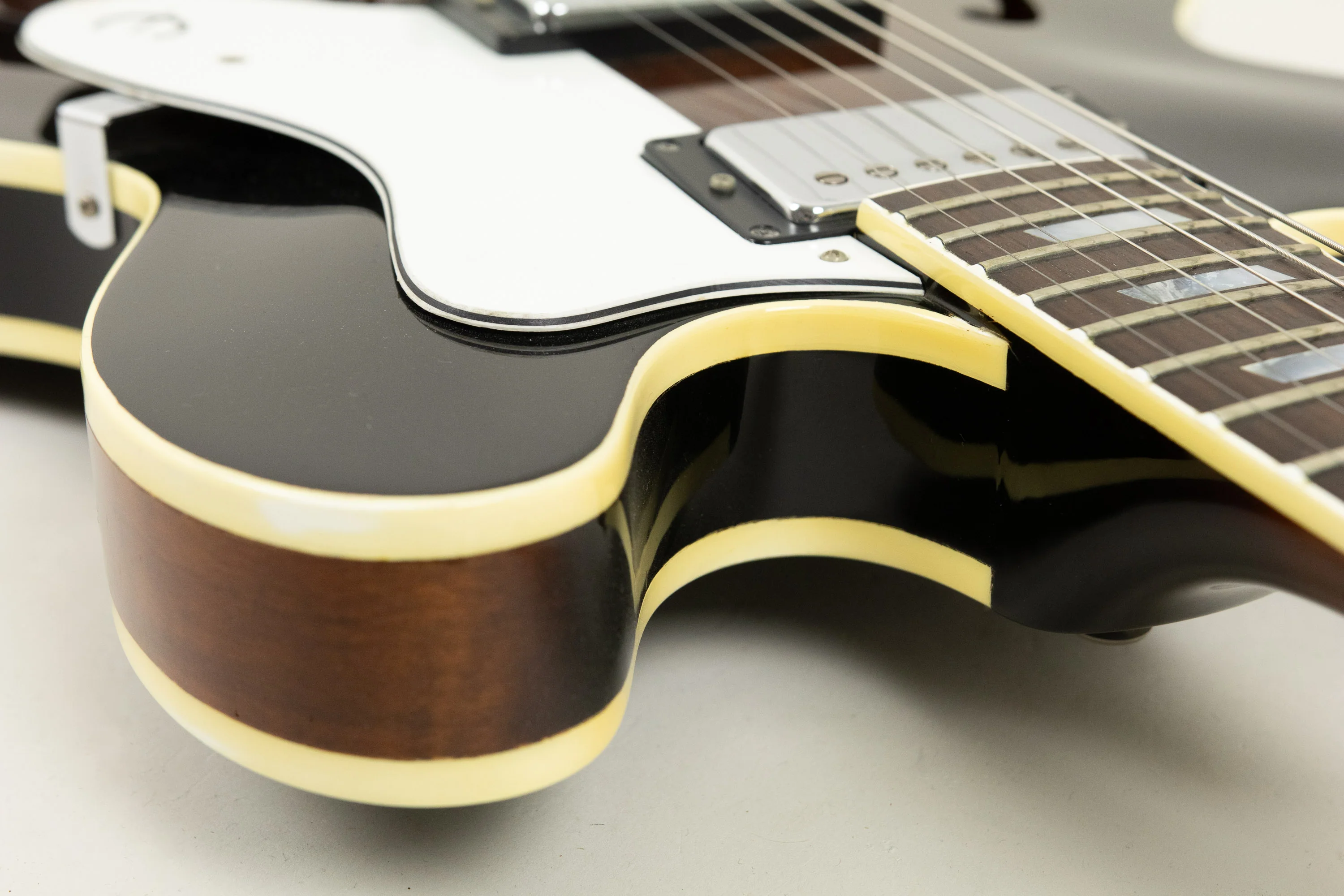 1983 Epiphone Riviera, Antique Sunburst, MIJ - Bonehead Model - Image 14