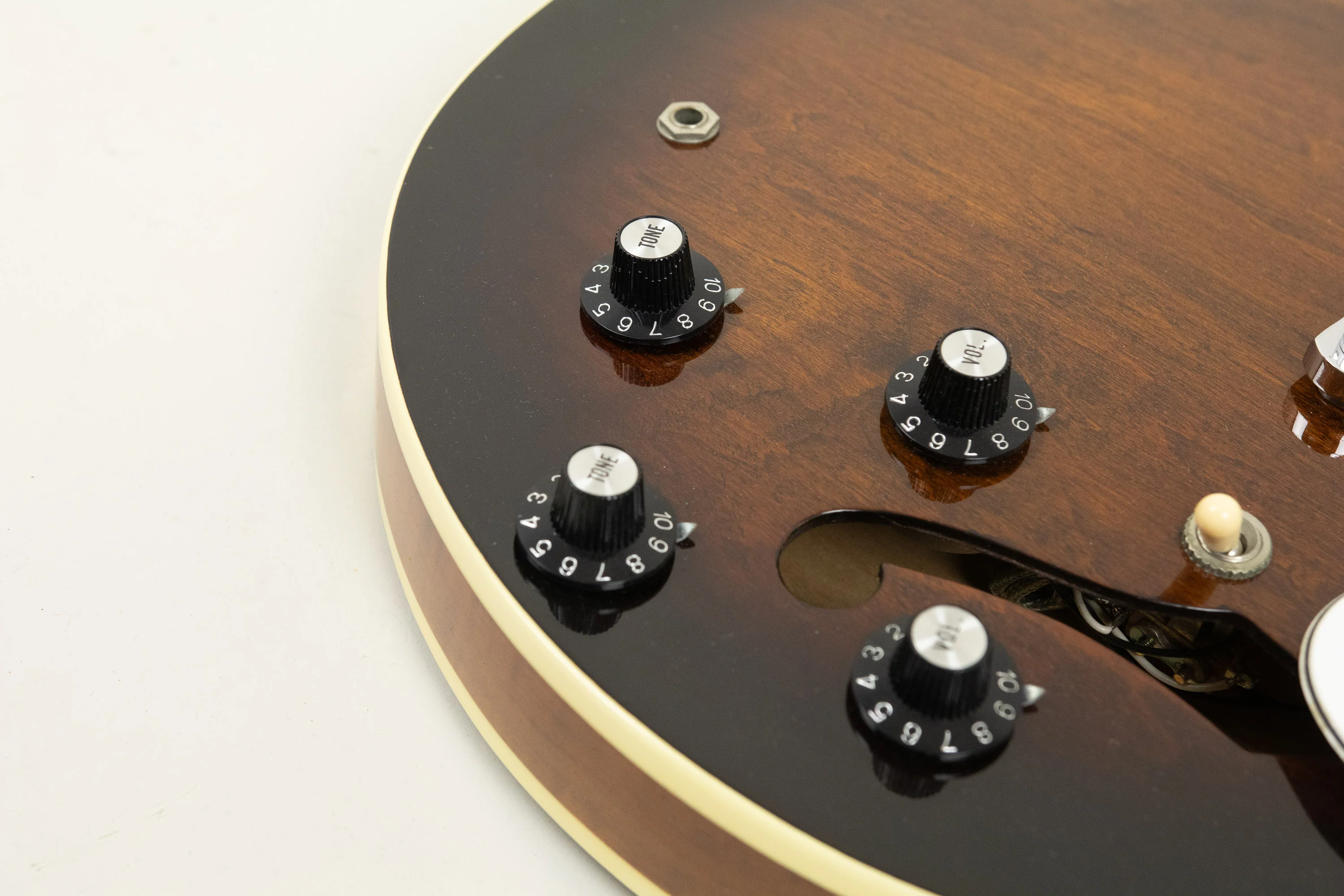 1983 Epiphone Riviera, Antique Sunburst, MIJ - Bonehead Model - Image 16