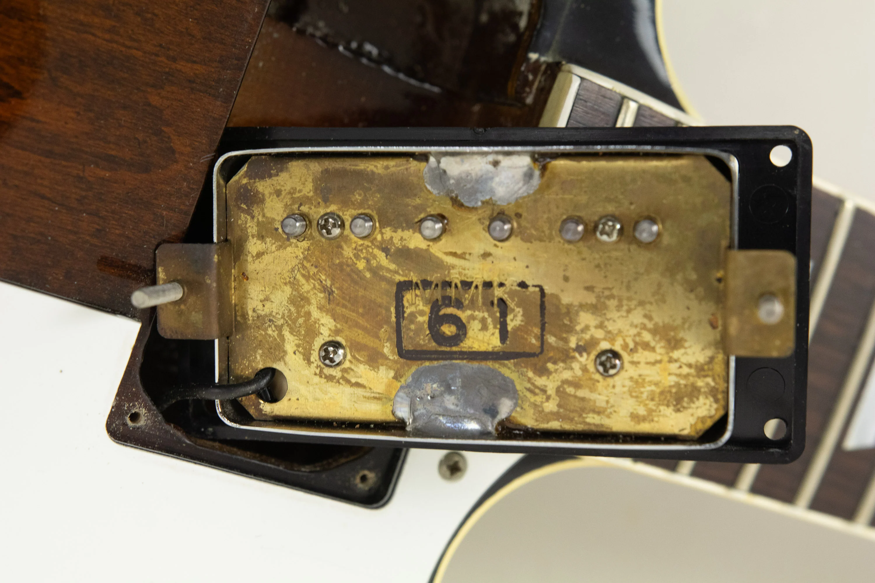 1983 Epiphone Riviera, Antique Sunburst, MIJ - Bonehead Model - Image 24