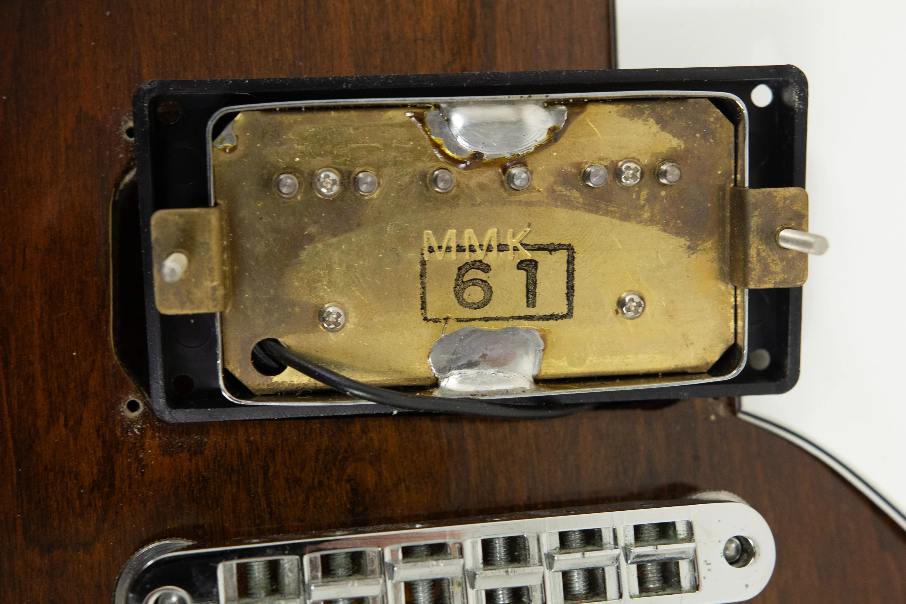 1983 Epiphone Riviera, Antique Sunburst, MIJ - Bonehead Model - Image 25