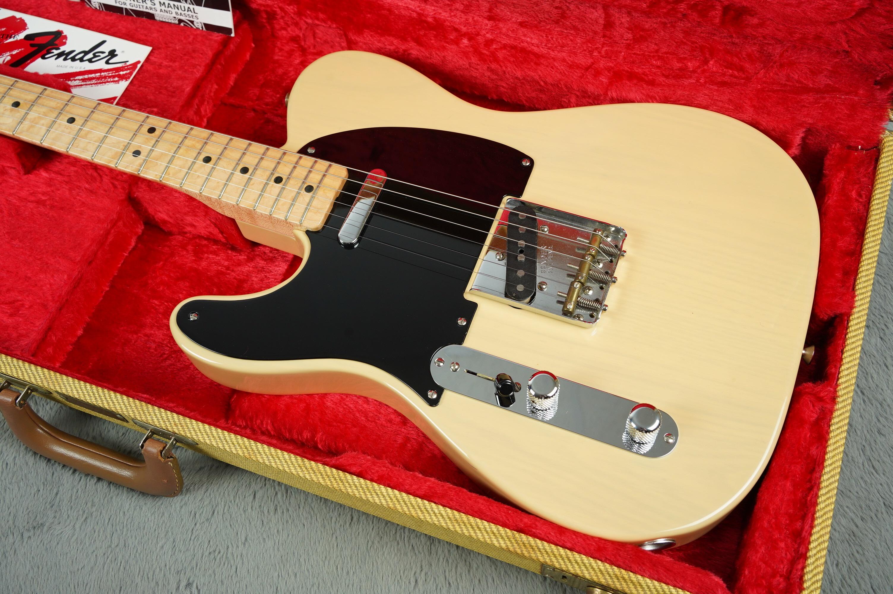 1998 Fender Custom Shop '52 Reissue Telecaster, Blonde, Lefty - Image 3