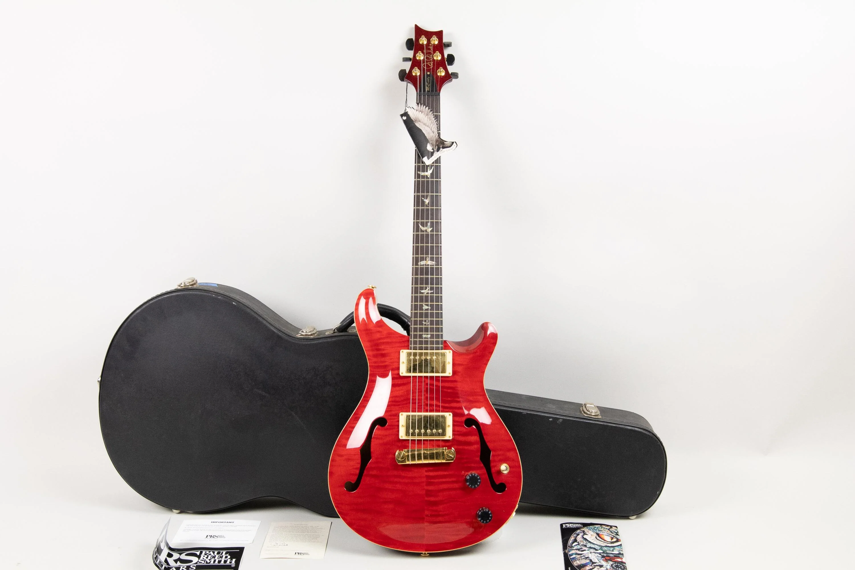 2002 PRS McCarty Hollowbody II, Red - Image 3
