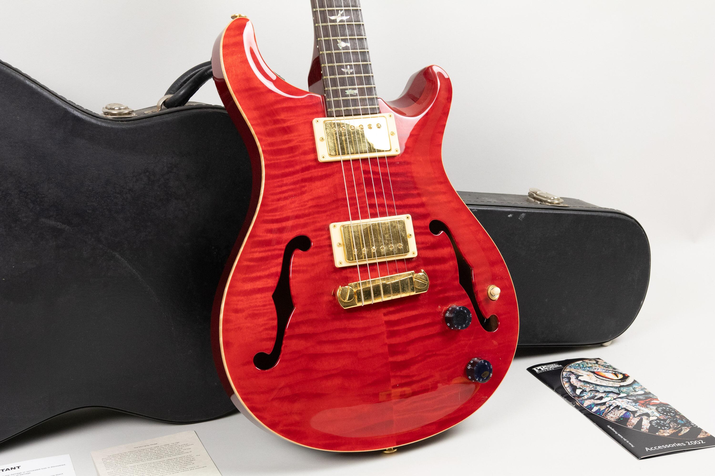 2002 PRS McCarty Hollowbody II, Red - Image 4