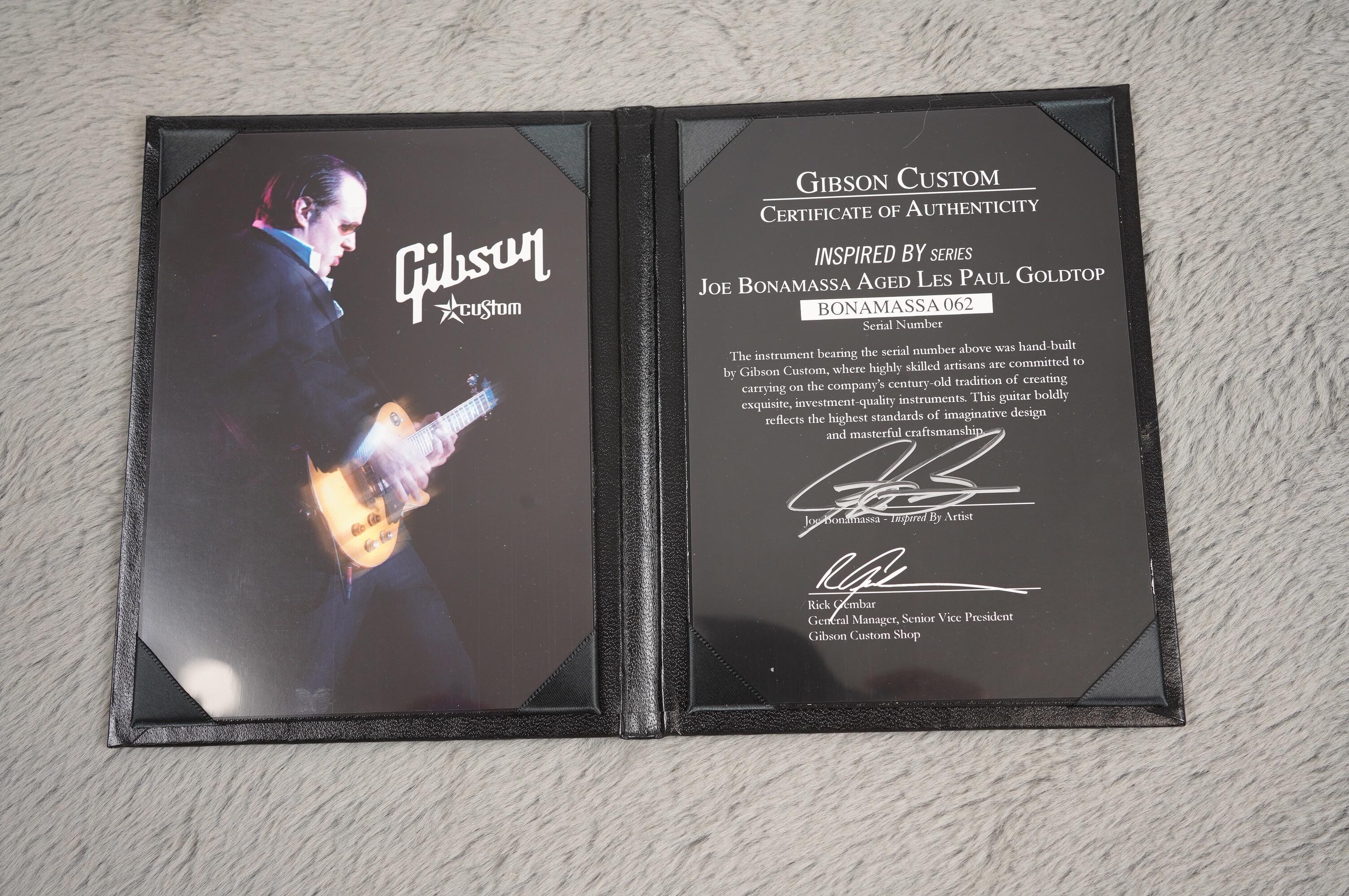 2008 Gibson 'Inspired By' Joe Bonamassa Les Paul Goldtop #062 - Image 6